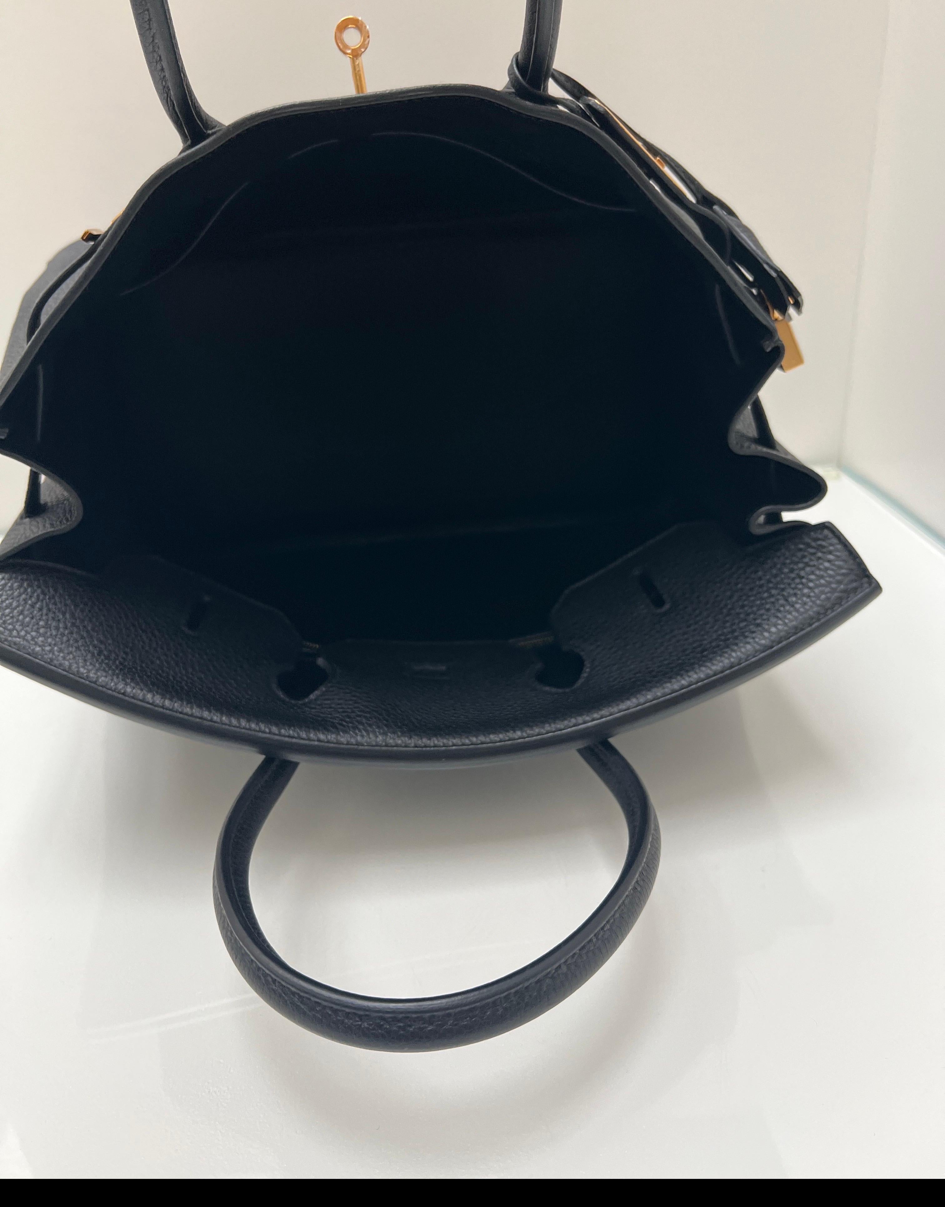 Hermès - Sac Birkin 35 noir en vente 7