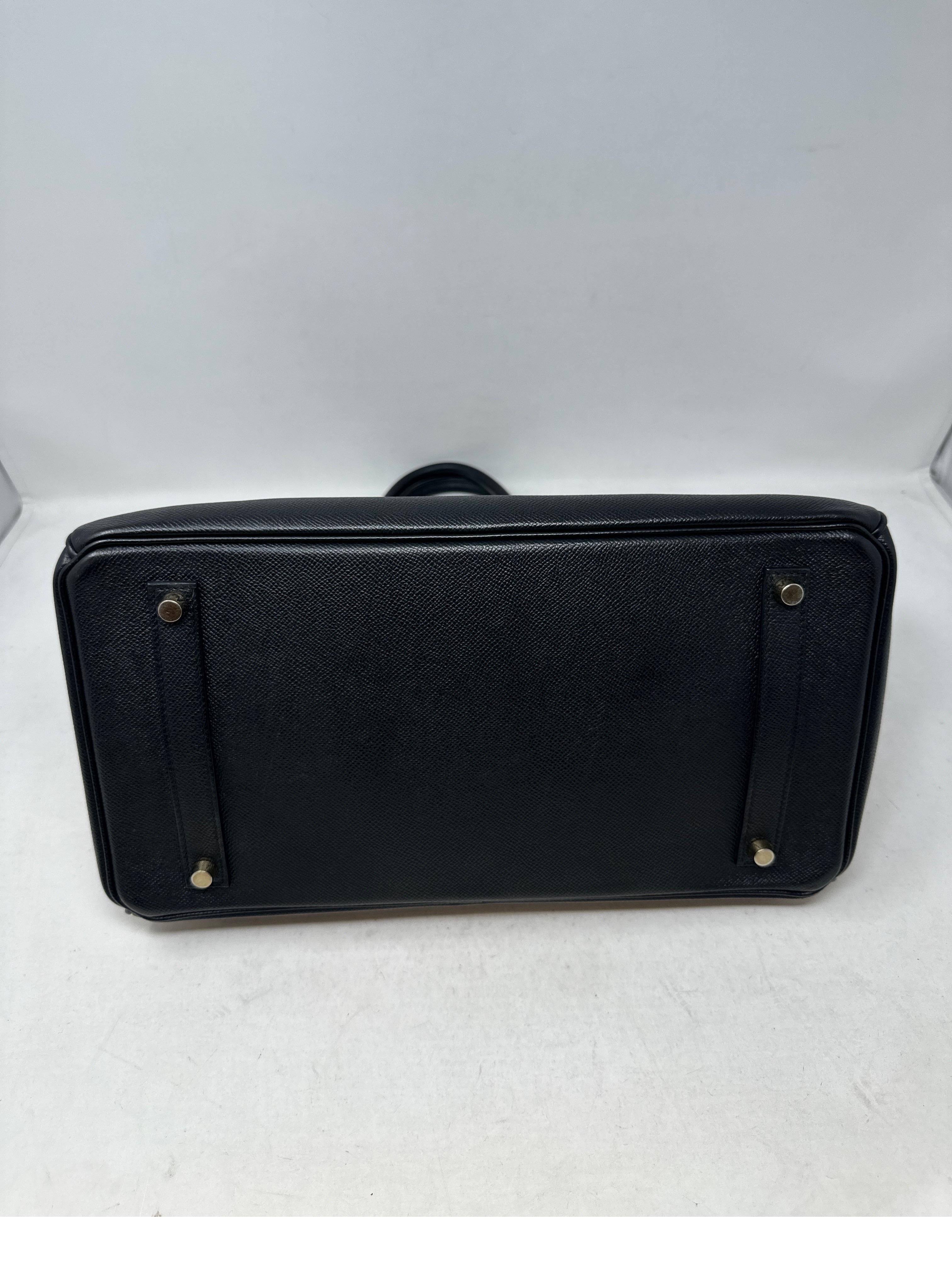 Hermes Black Birkin 35 Bag 7