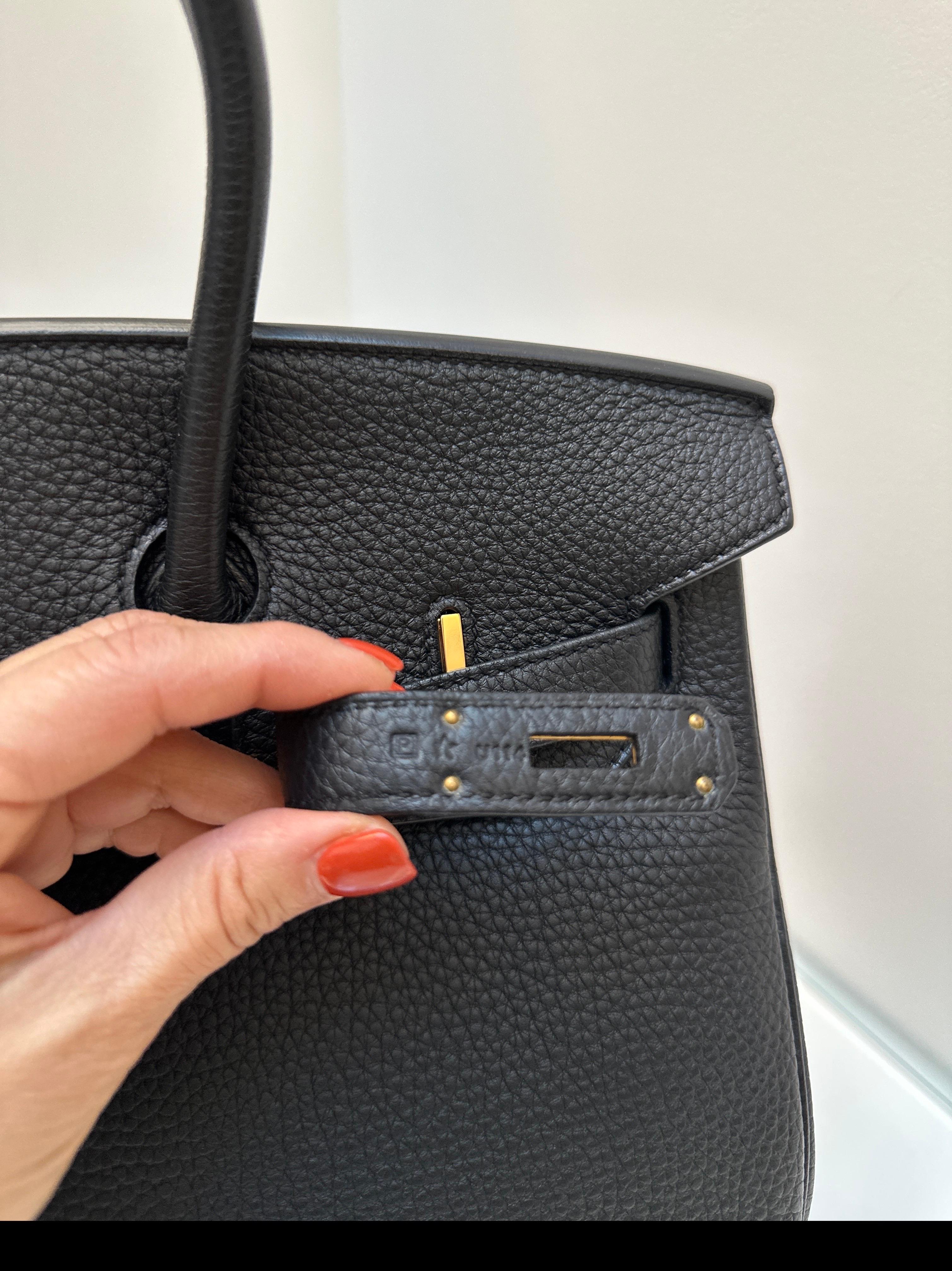 Hermès - Sac Birkin 35 noir en vente 9