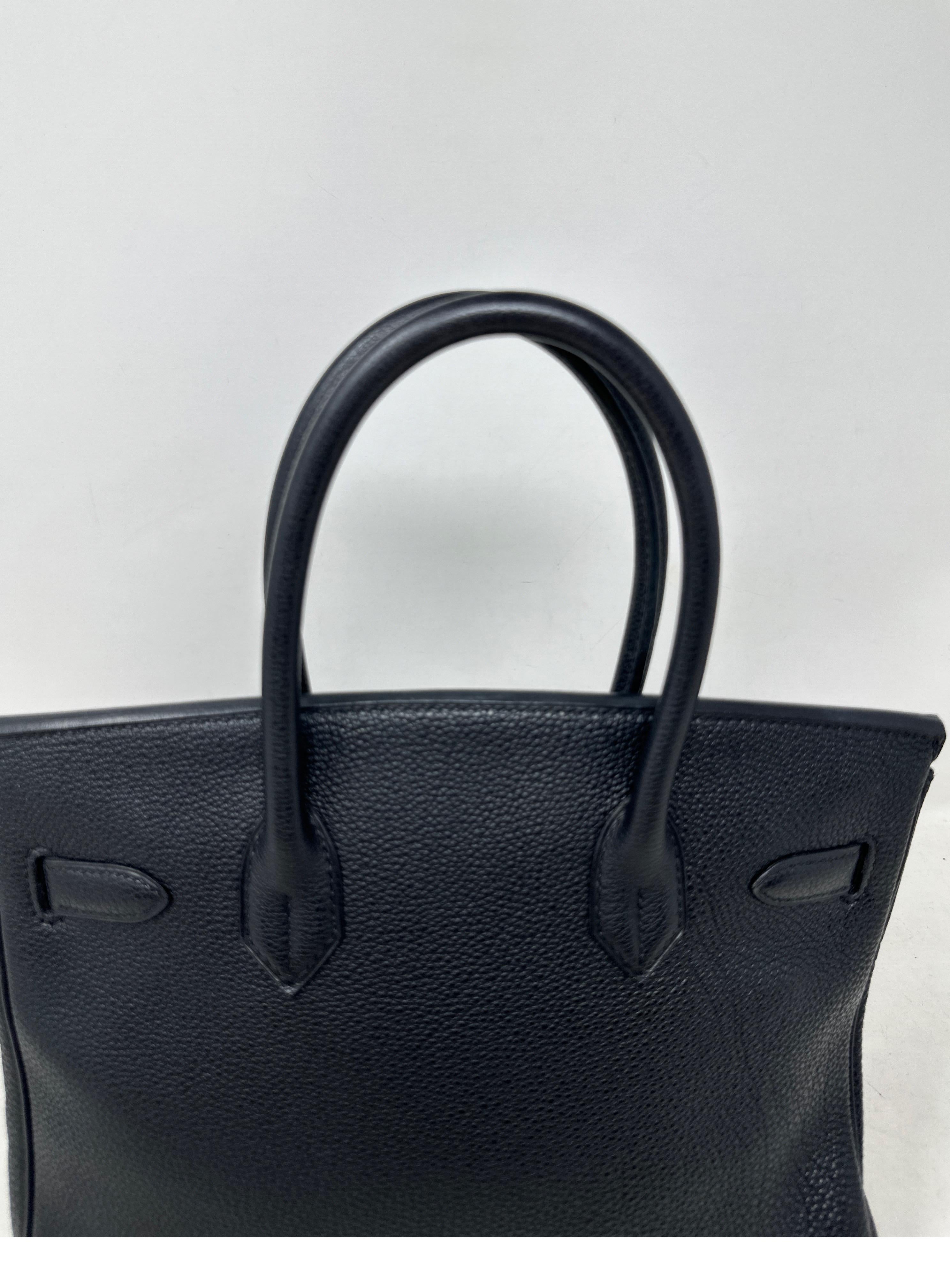 Hermes Black Birkin 35 Bag 11