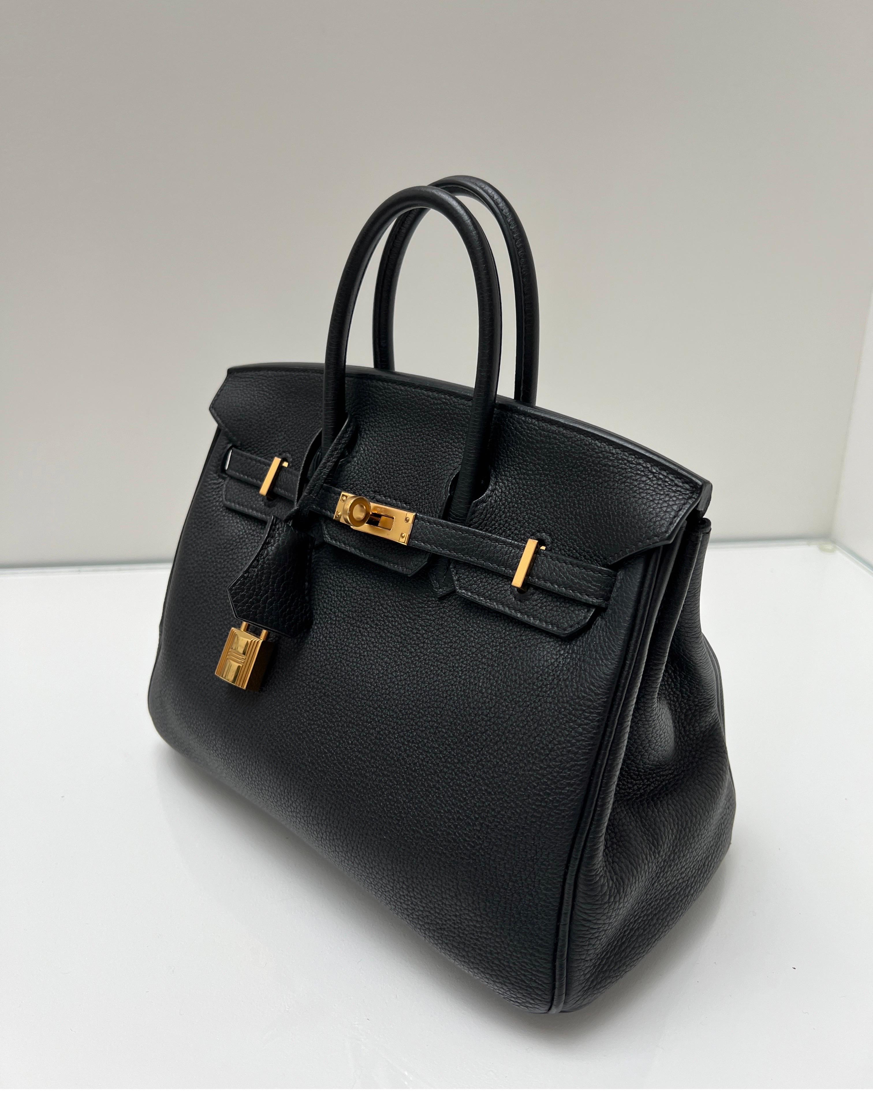 Hermes Black Birkin 35 Bag 11