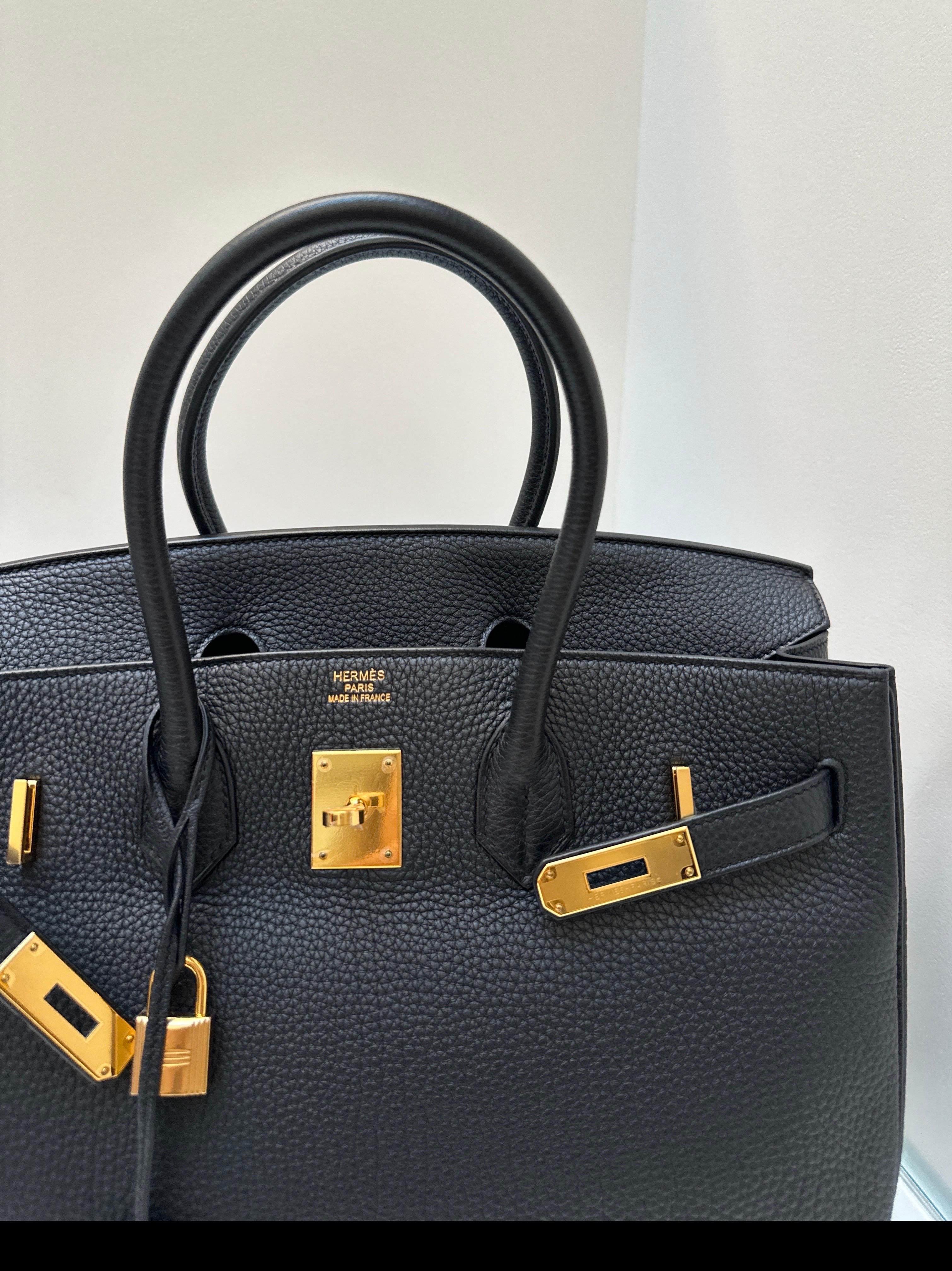 Hermès - Sac Birkin 35 noir en vente 10