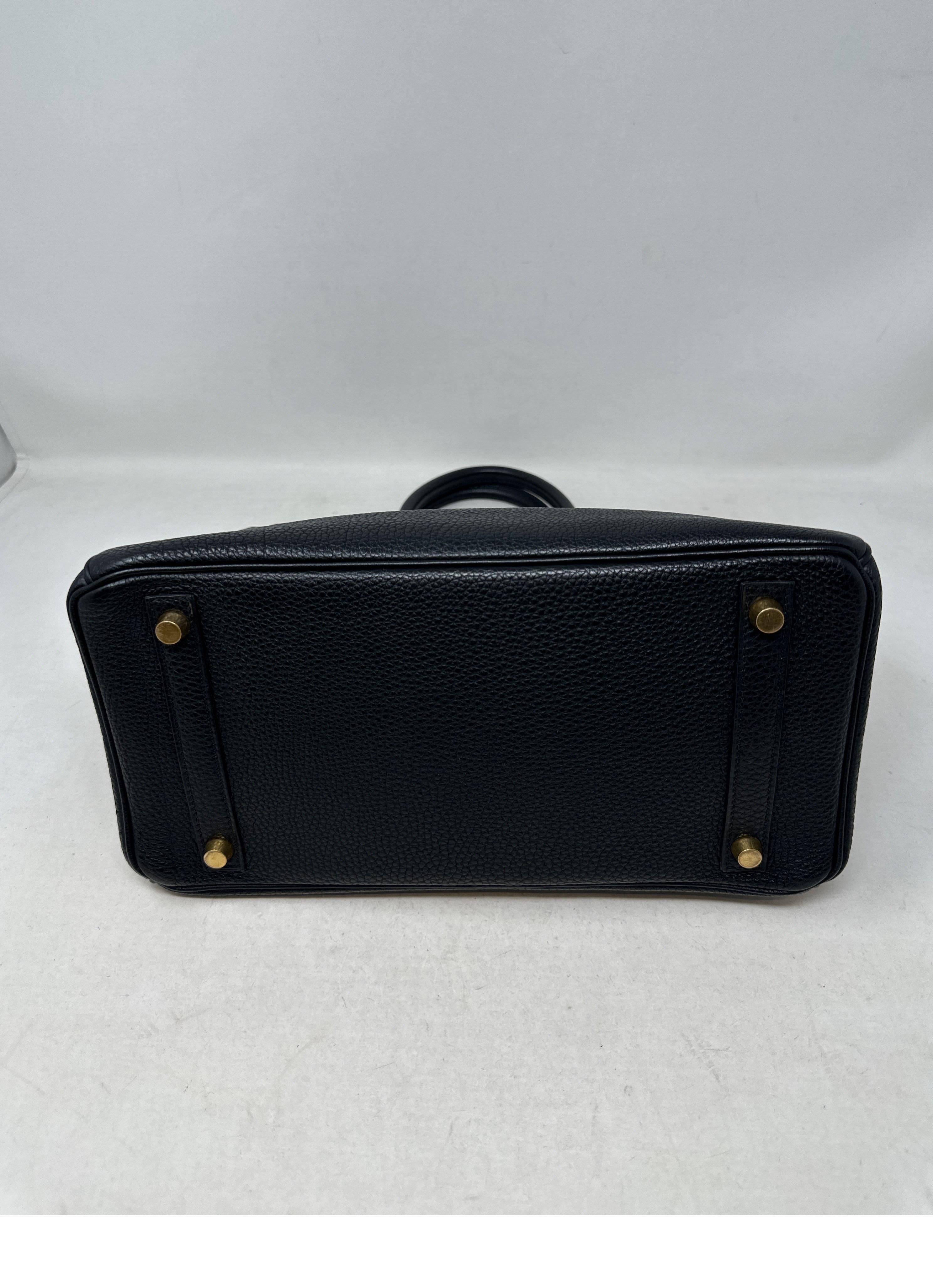Hermes Black Birkin 35 Bag 12