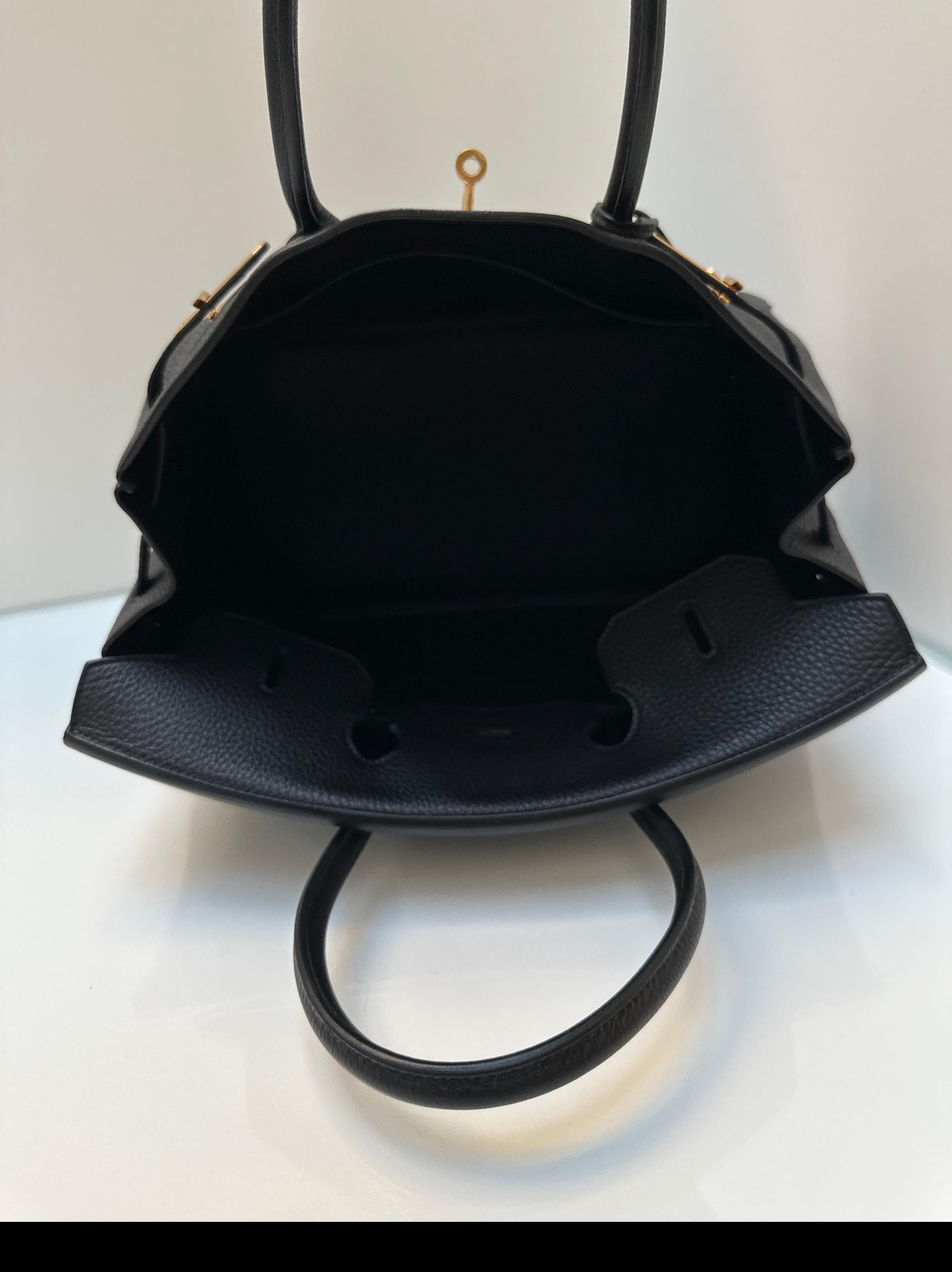 Hermès - Sac Birkin 35 noir en vente 11