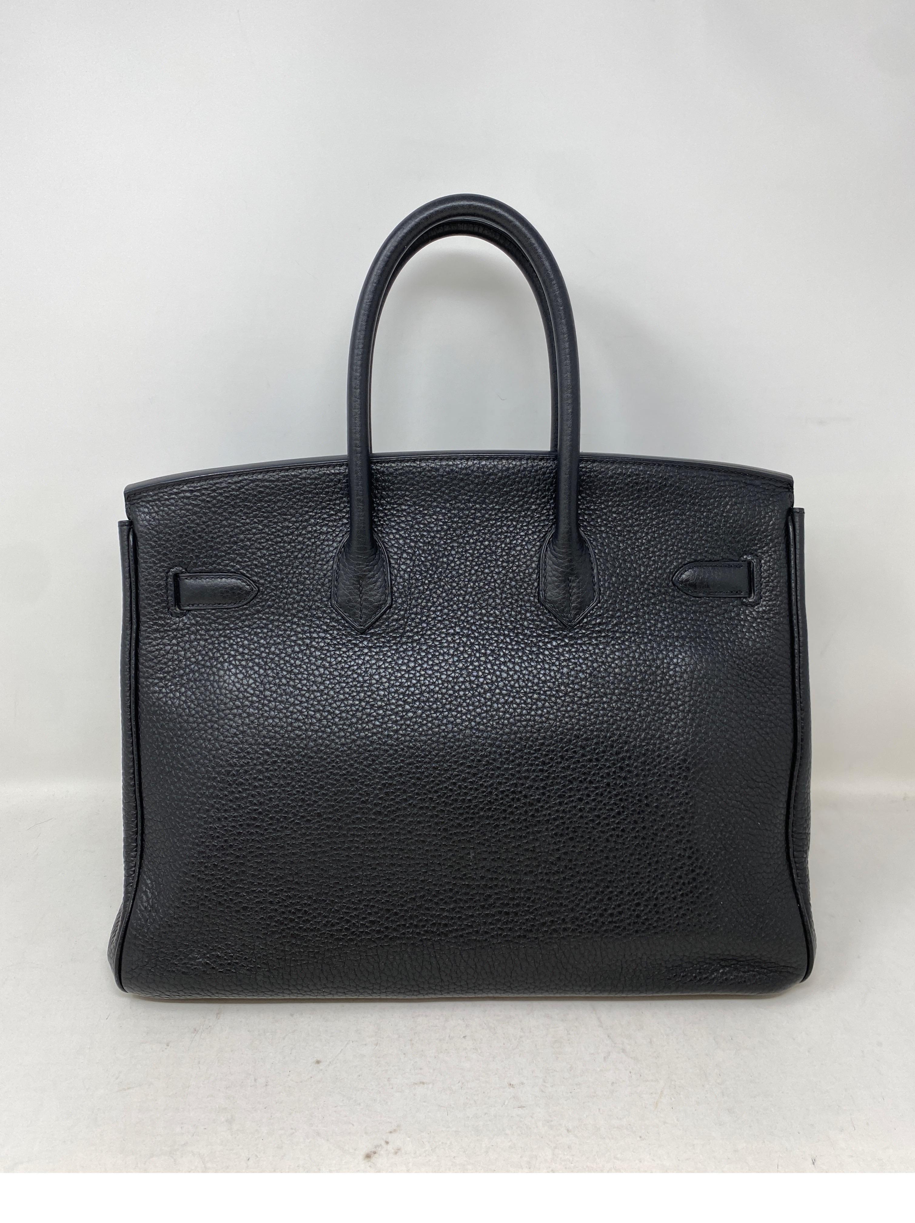 Hermès - Sac Birkin 35 noir  13