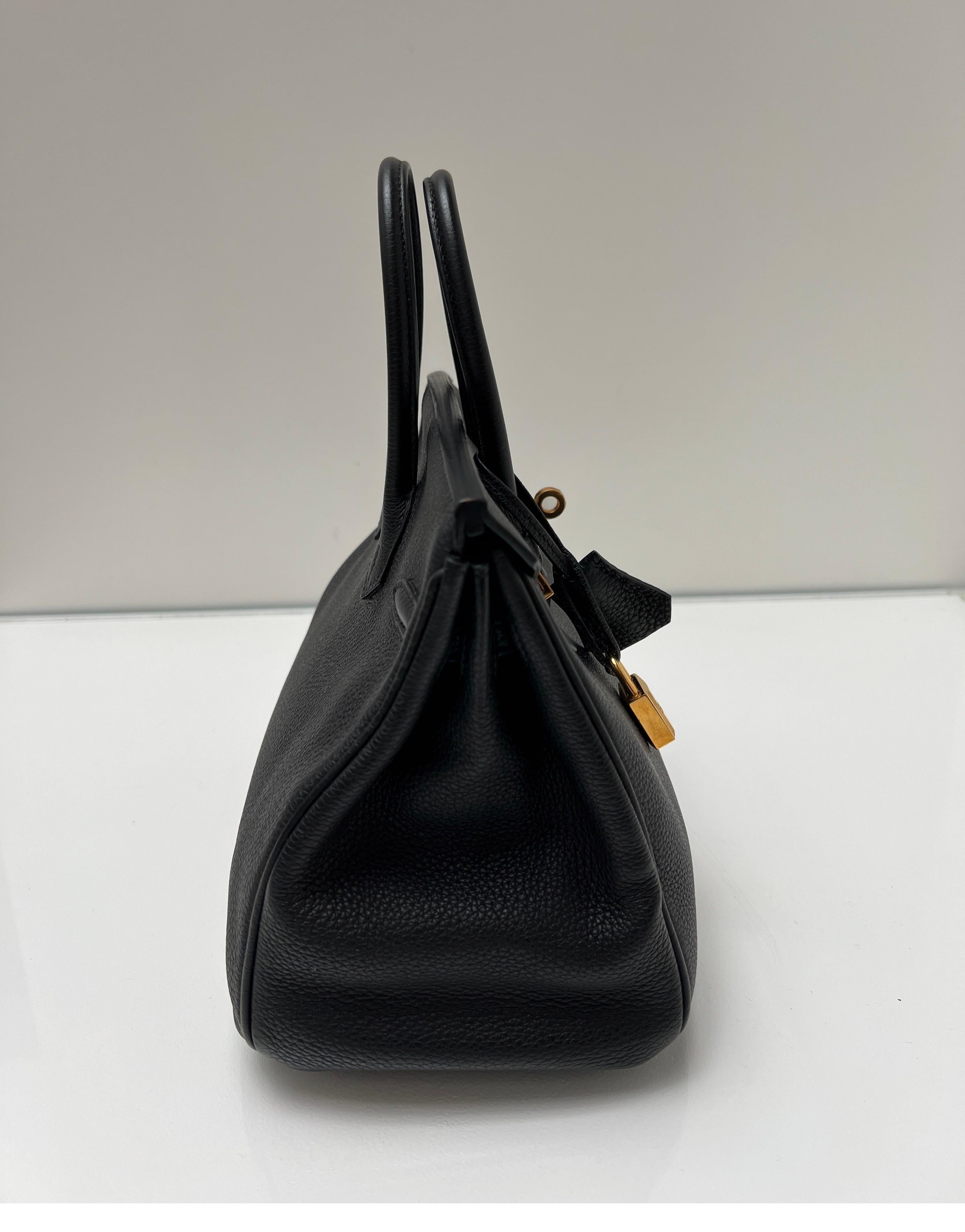 Hermes Black Birkin 35 Bag 13