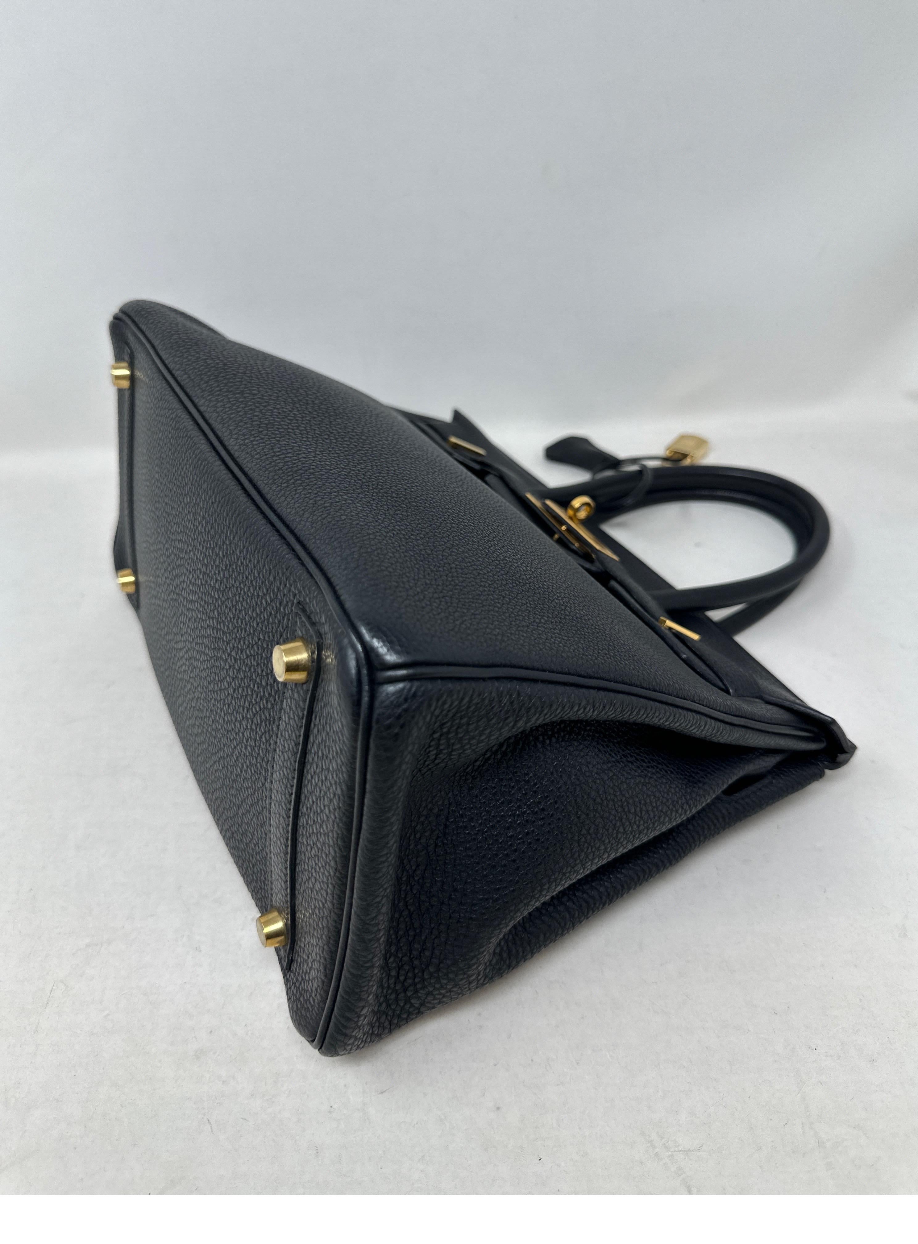 Hermes Black Birkin 35 Bag 14