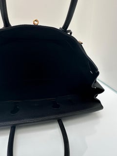 Hermes Black Birkin 35 Bag