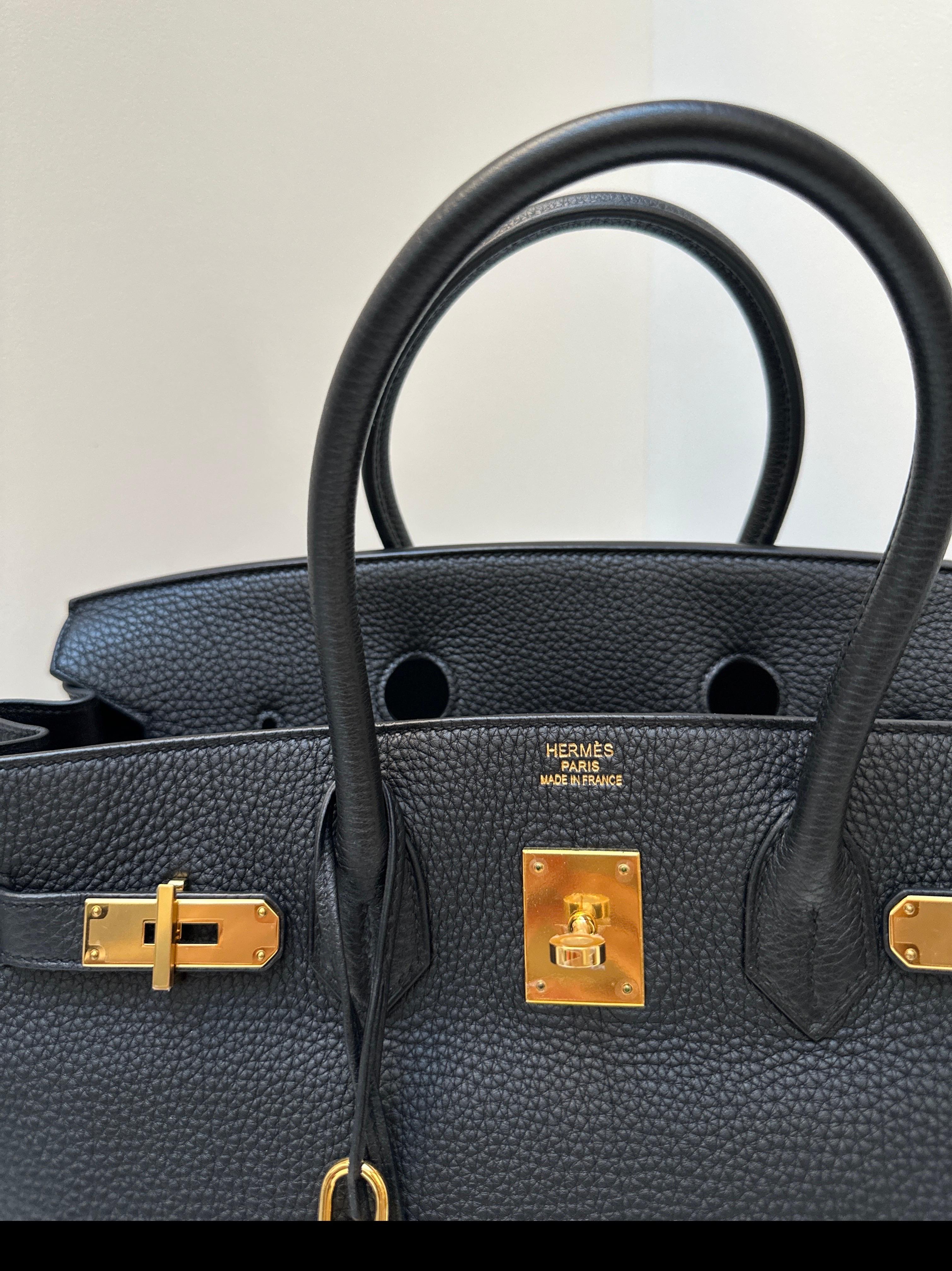 Hermès - Sac Birkin 35 noir en vente 15