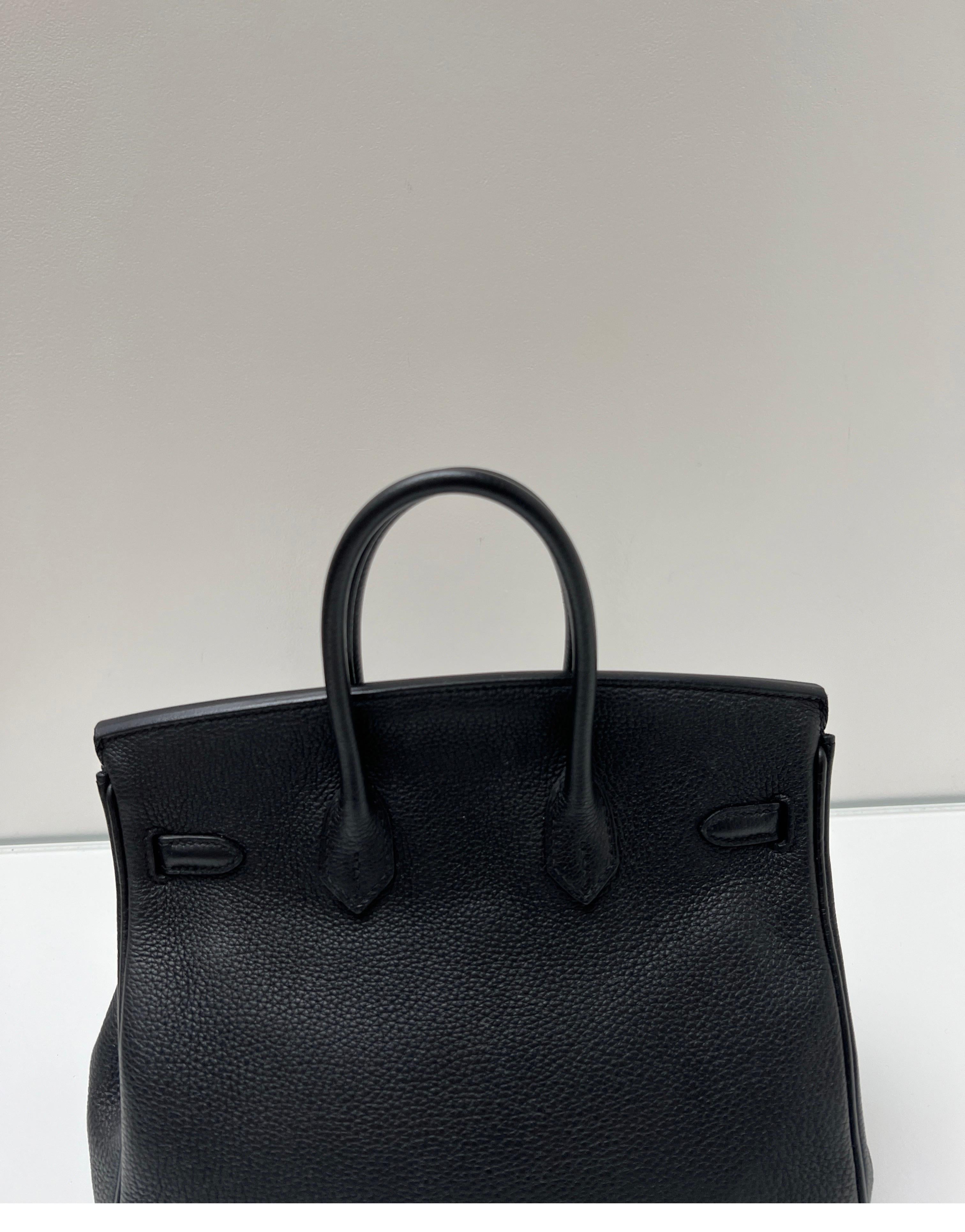 Women's or Men's Hermes Black Birkin 35 Bag