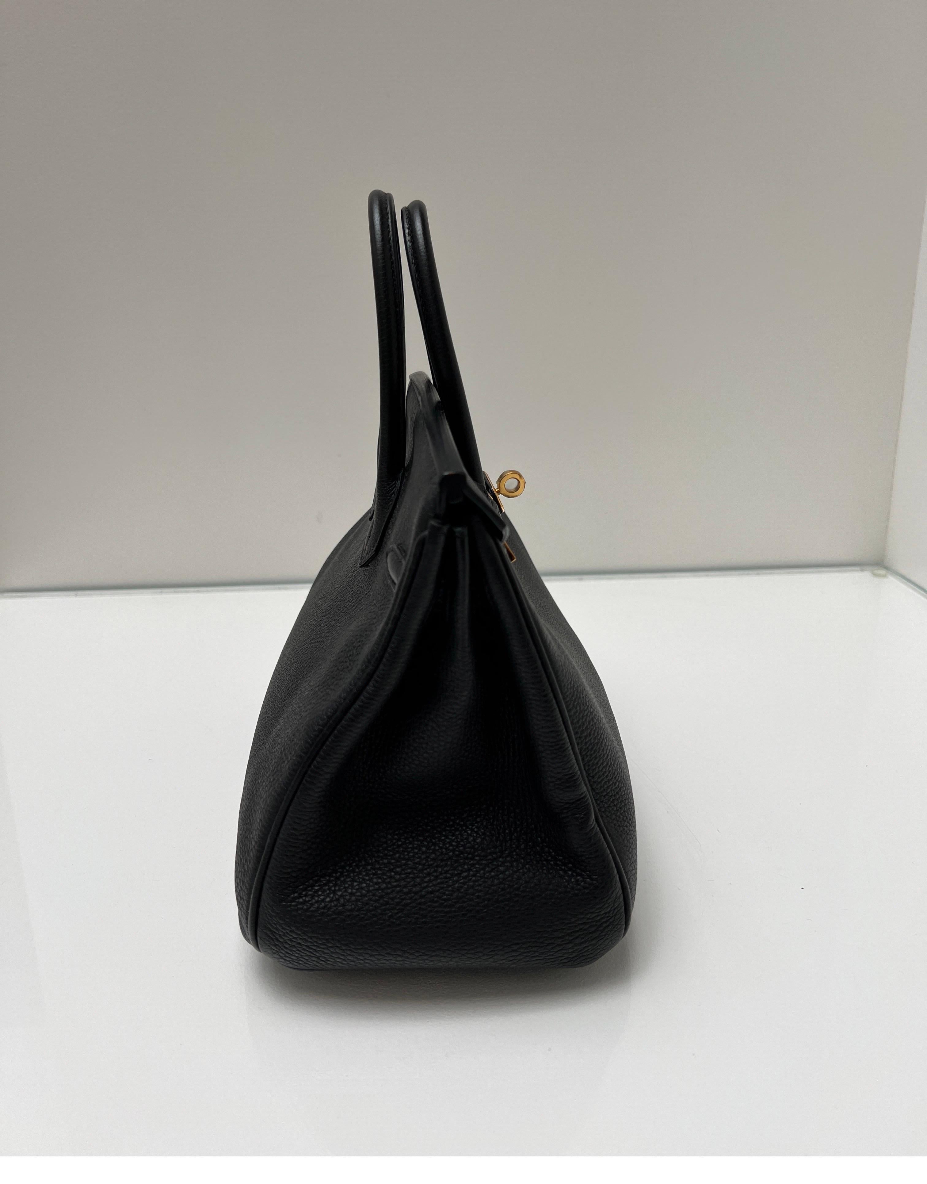 Hermes Black Birkin 35 Bag 1