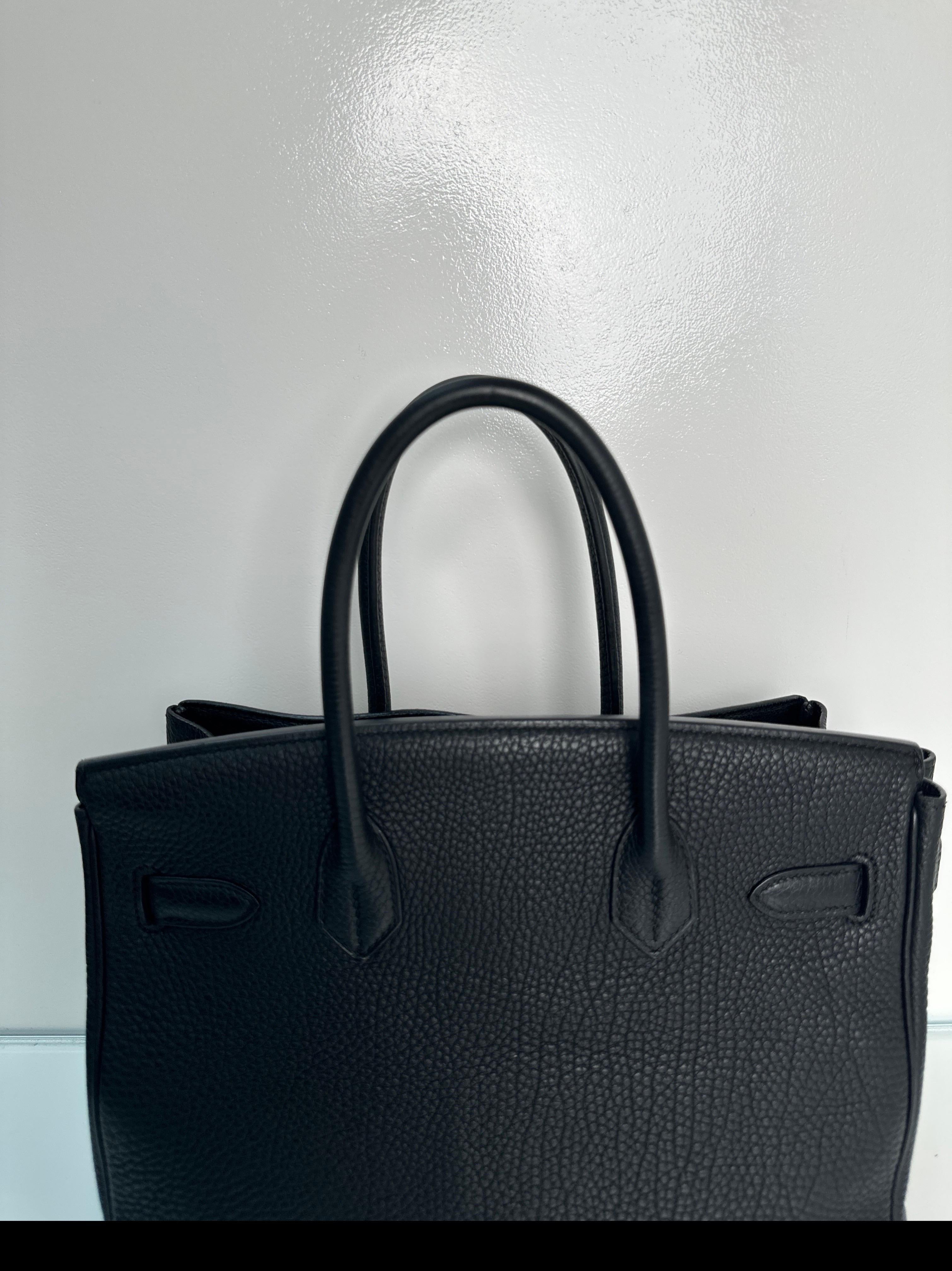 Hermes Black Birkin 35 Bag 1