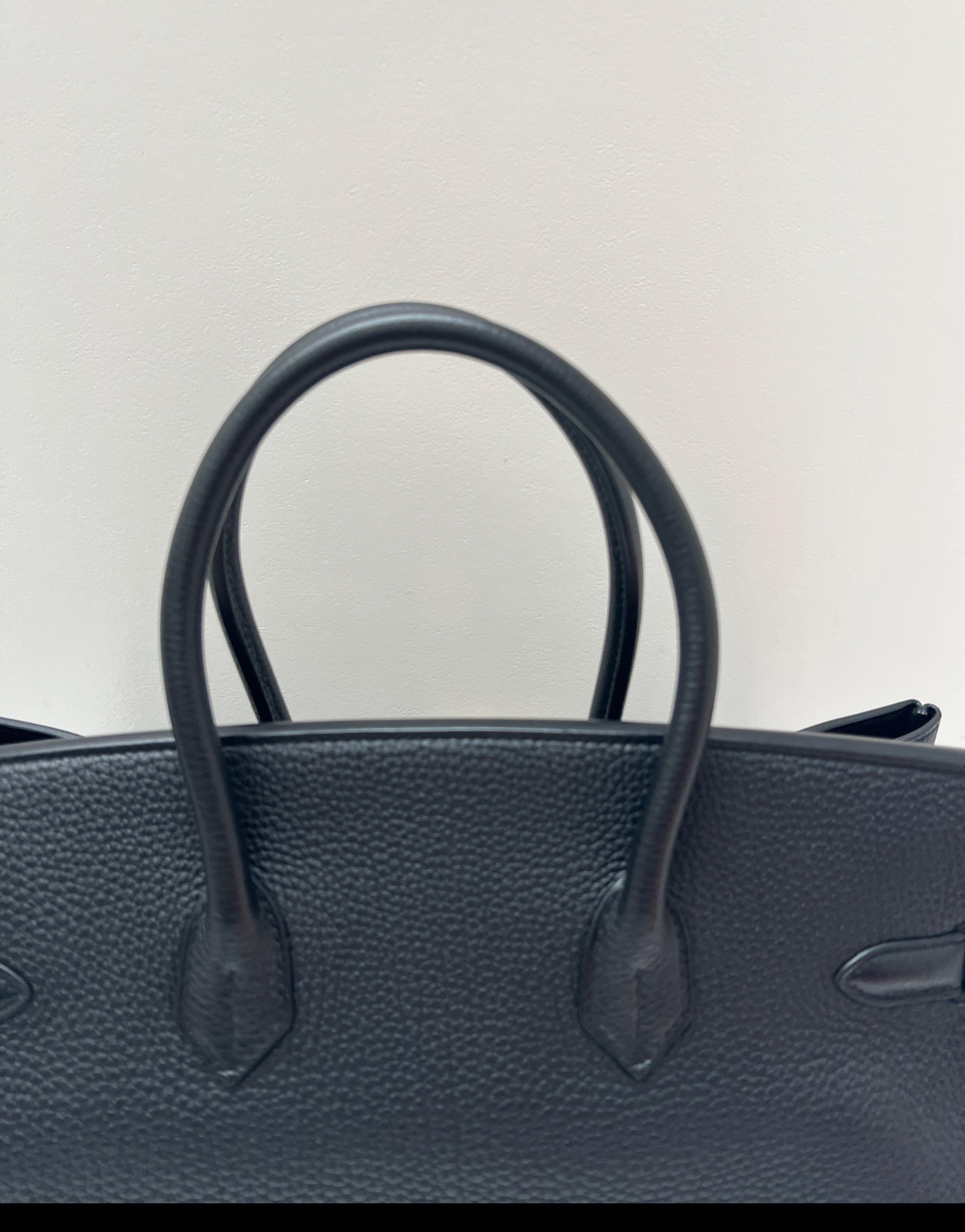 Hermès - Sac Birkin 35 noir Unisexe en vente