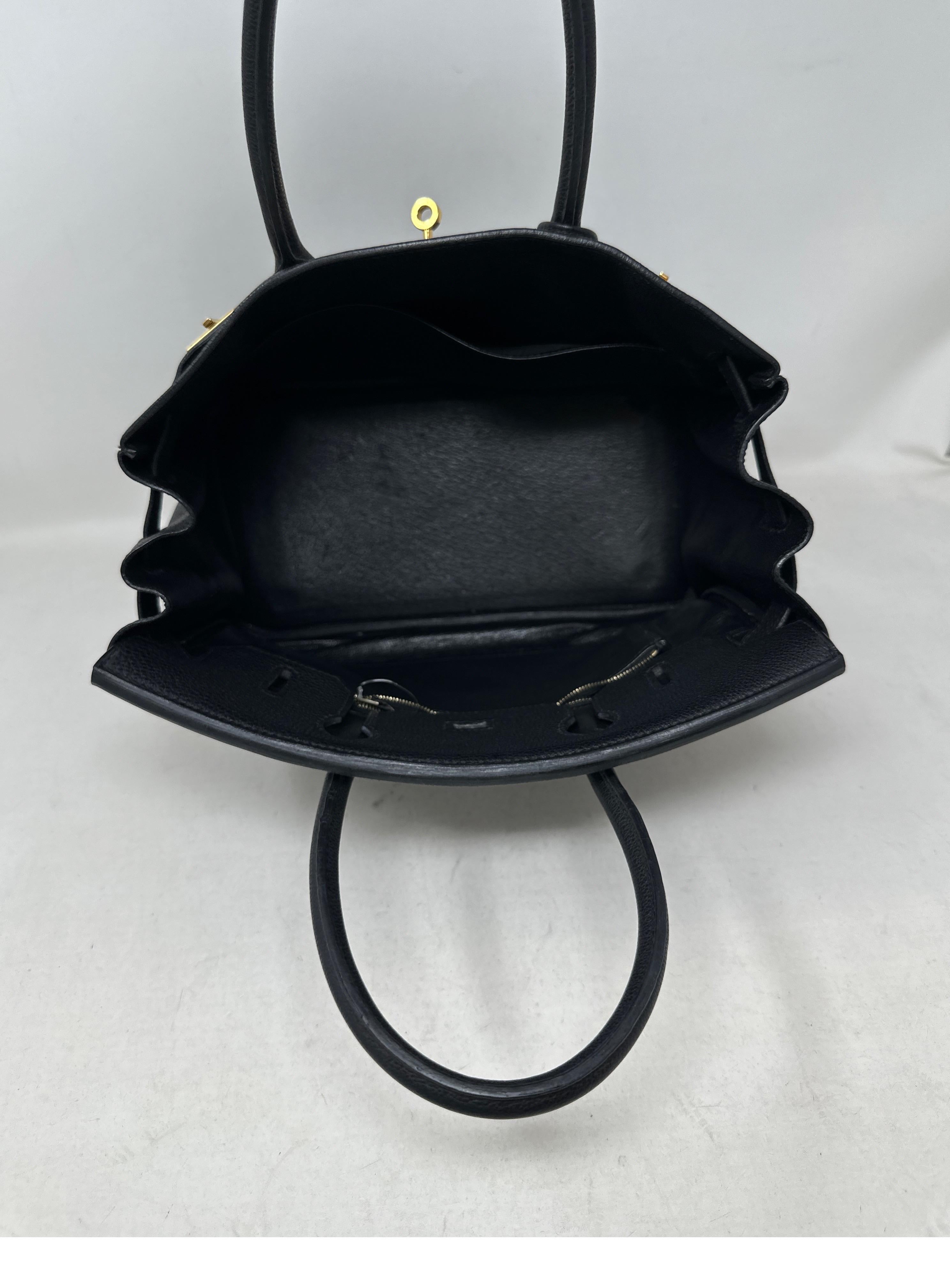 Hermes Black Birkin 35 Bag 2