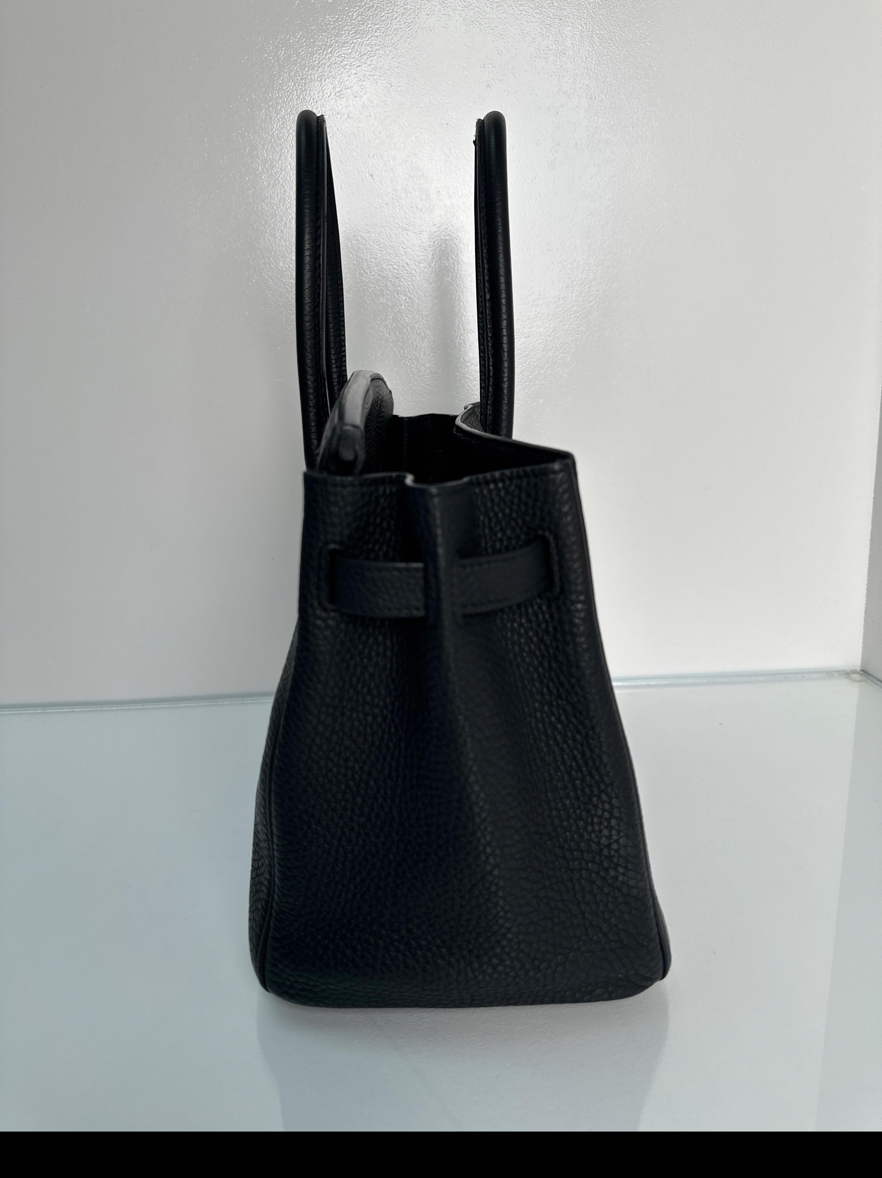 Hermes Black Birkin 35 Bag 2