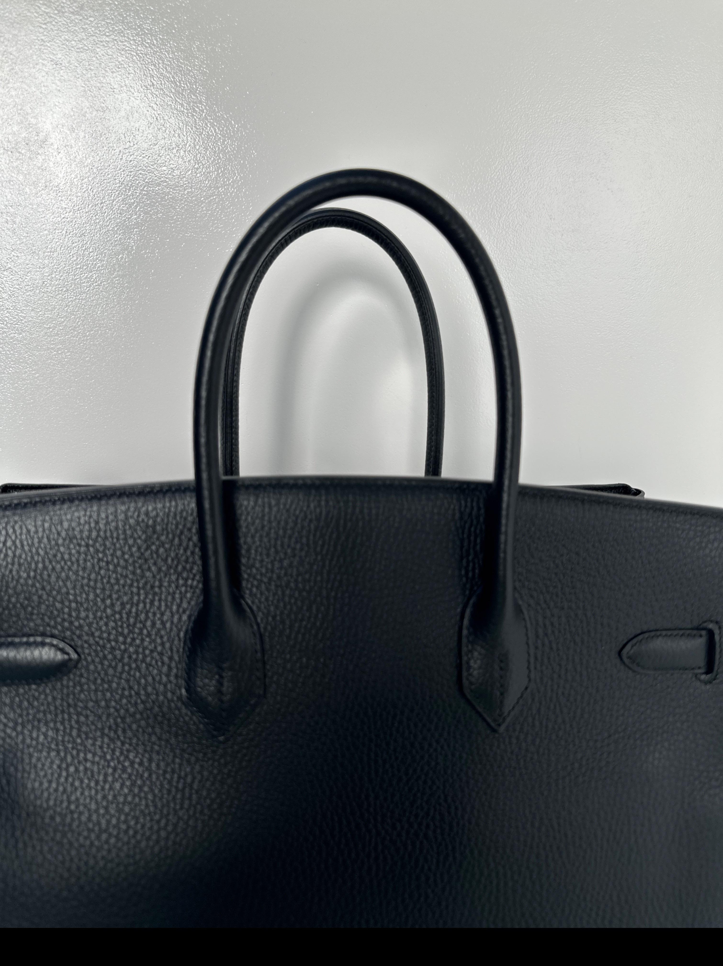 Hermes Black Birkin 35 Bag 2