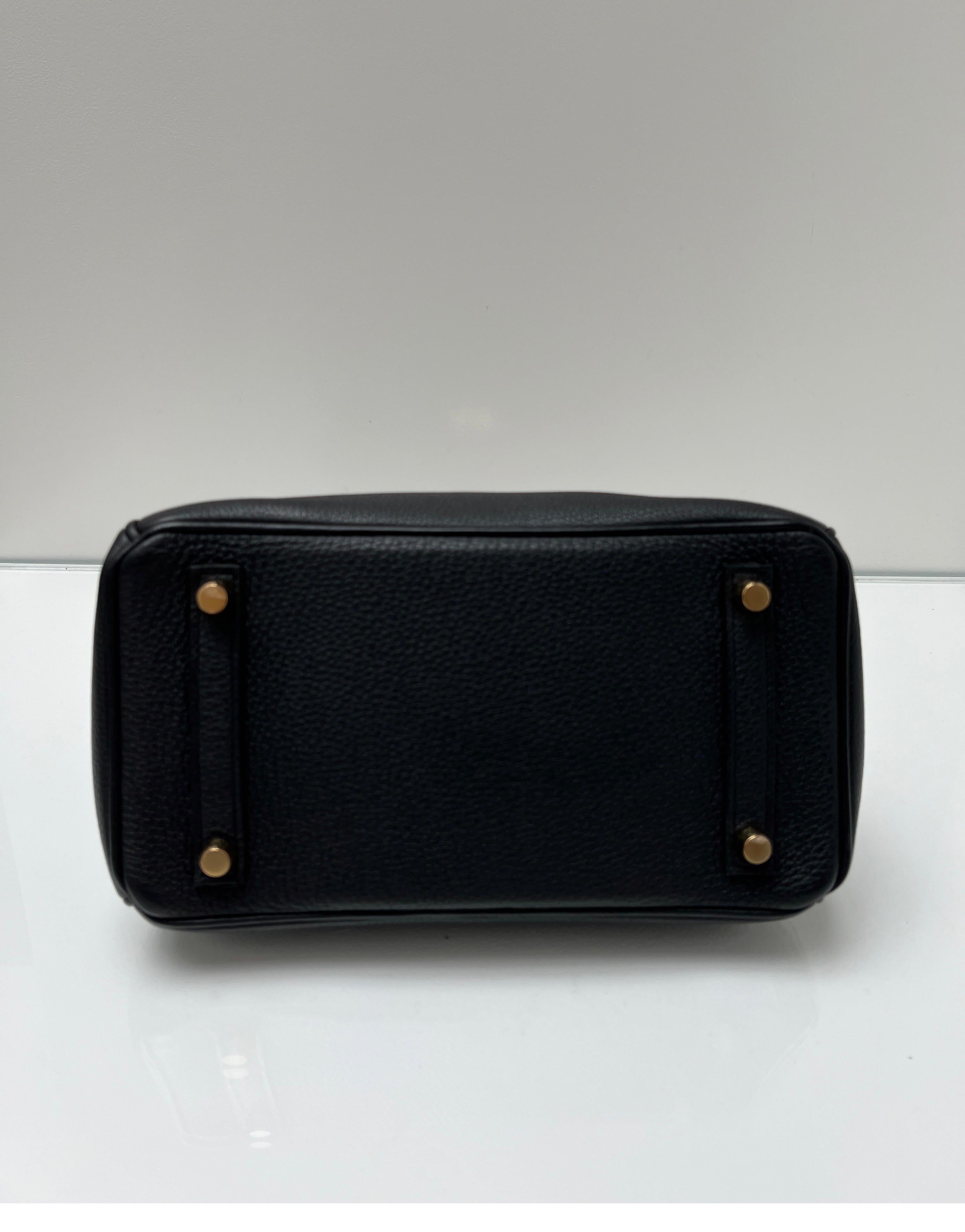 Hermes Black Birkin 35 Bag 3