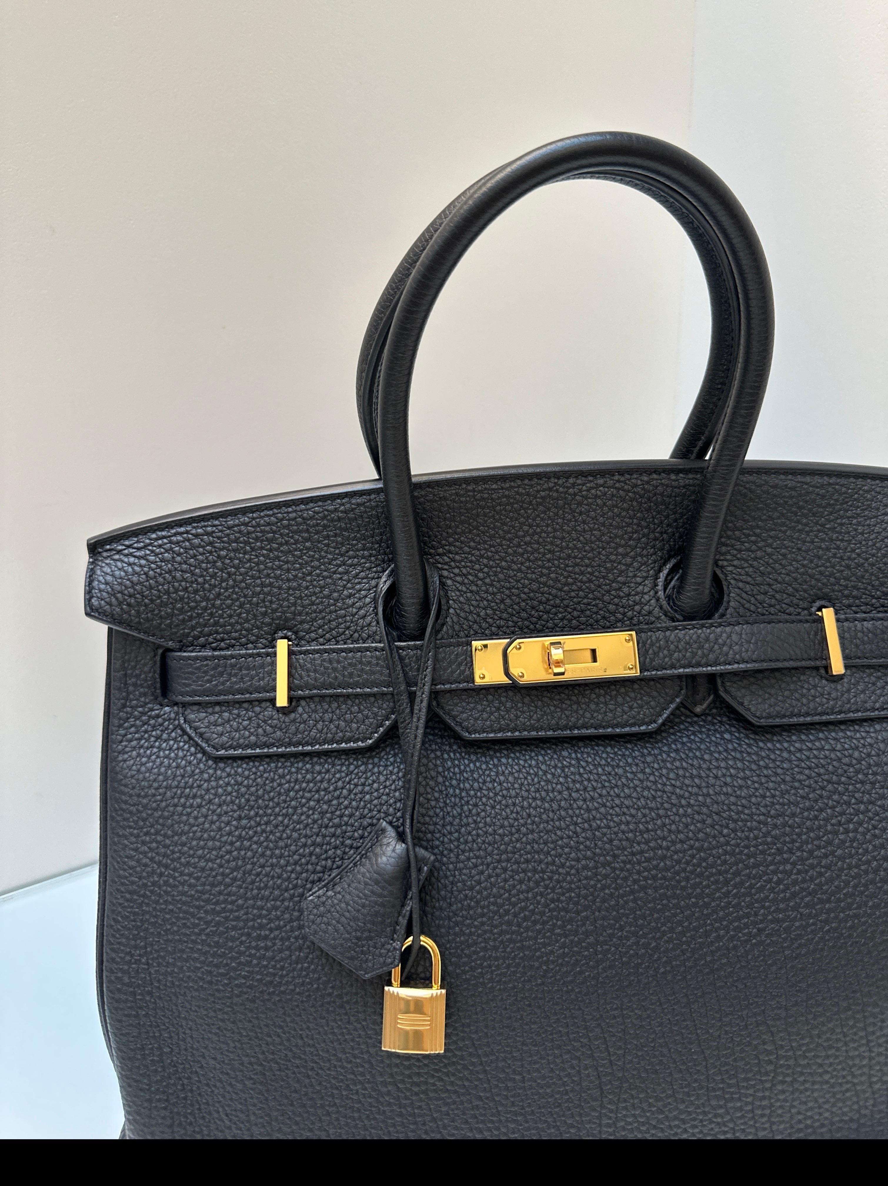 Hermès - Sac Birkin 35 noir en vente 2