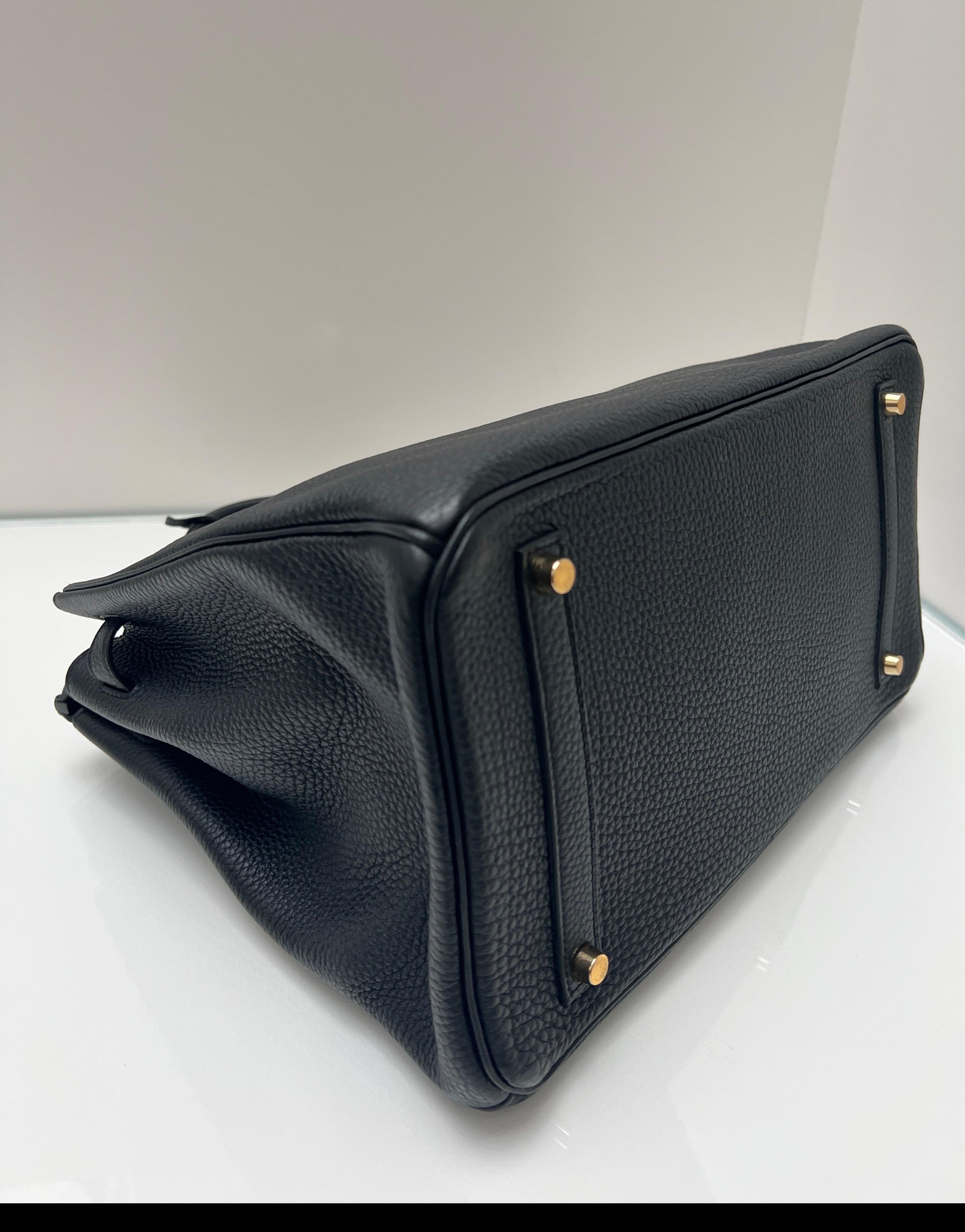 Hermès - Sac Birkin 35 noir en vente 2