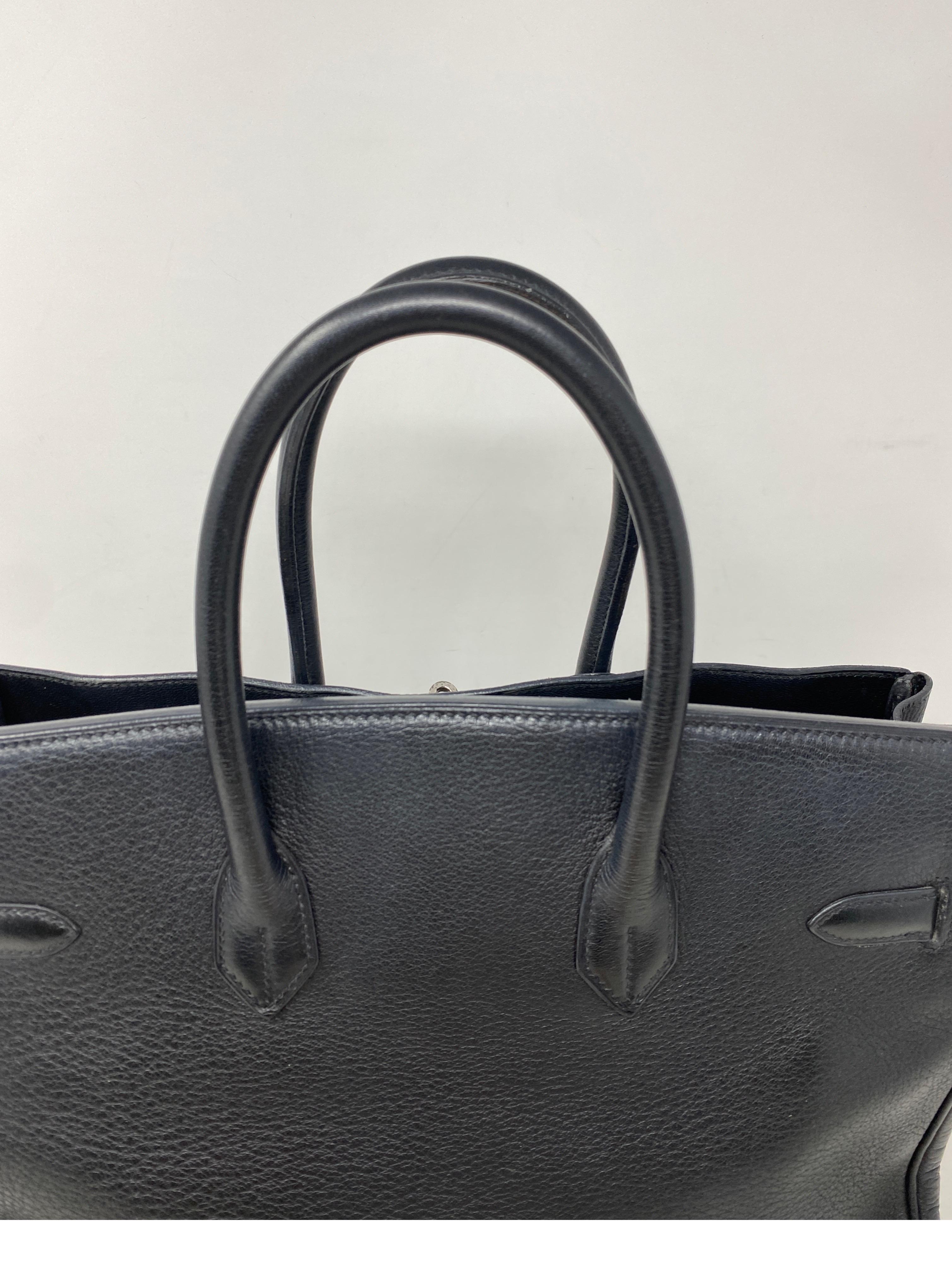 Hermes Black Birkin 35 Bag 2