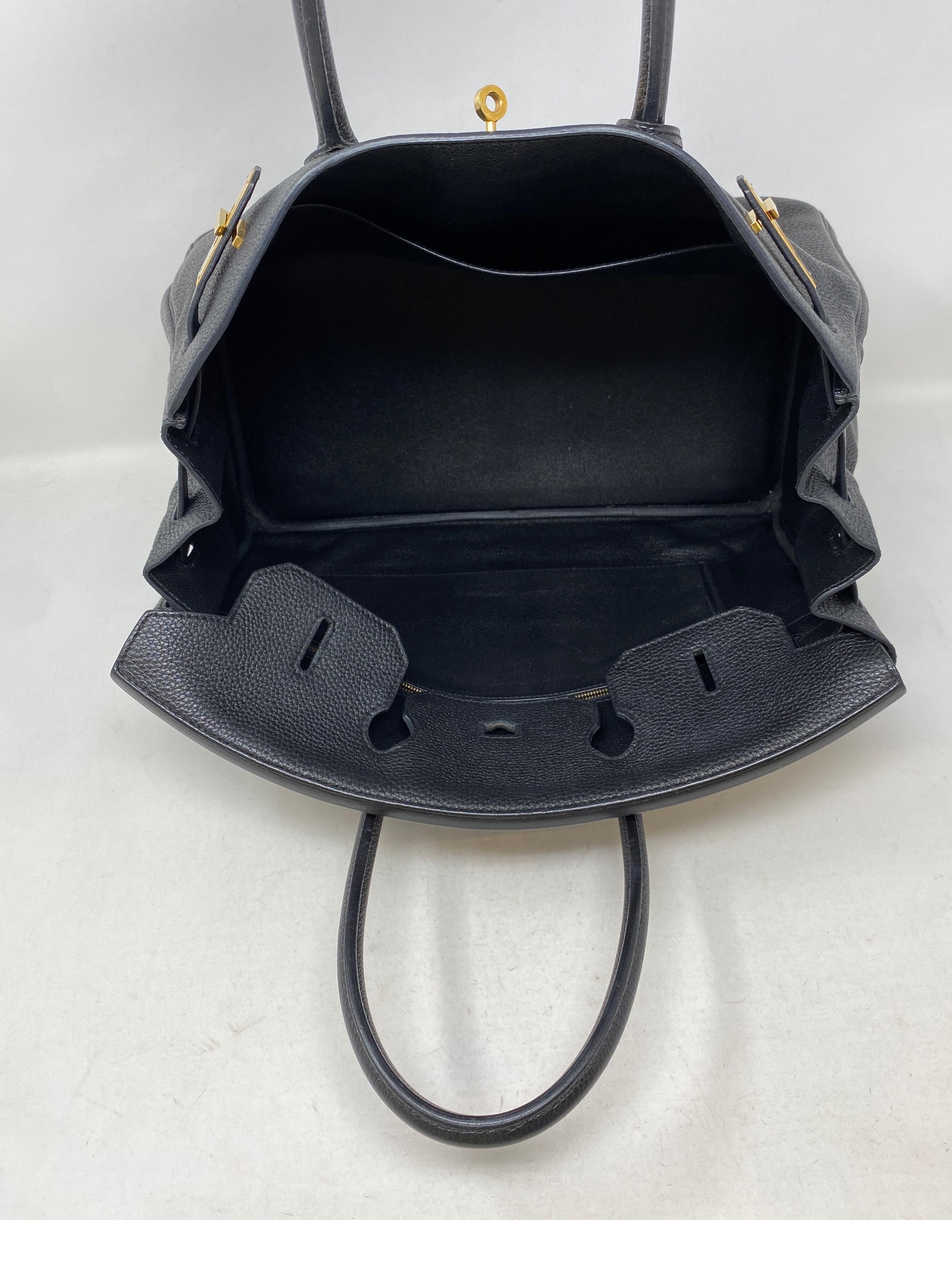 Hermes Black Birkin 35 Bag 1