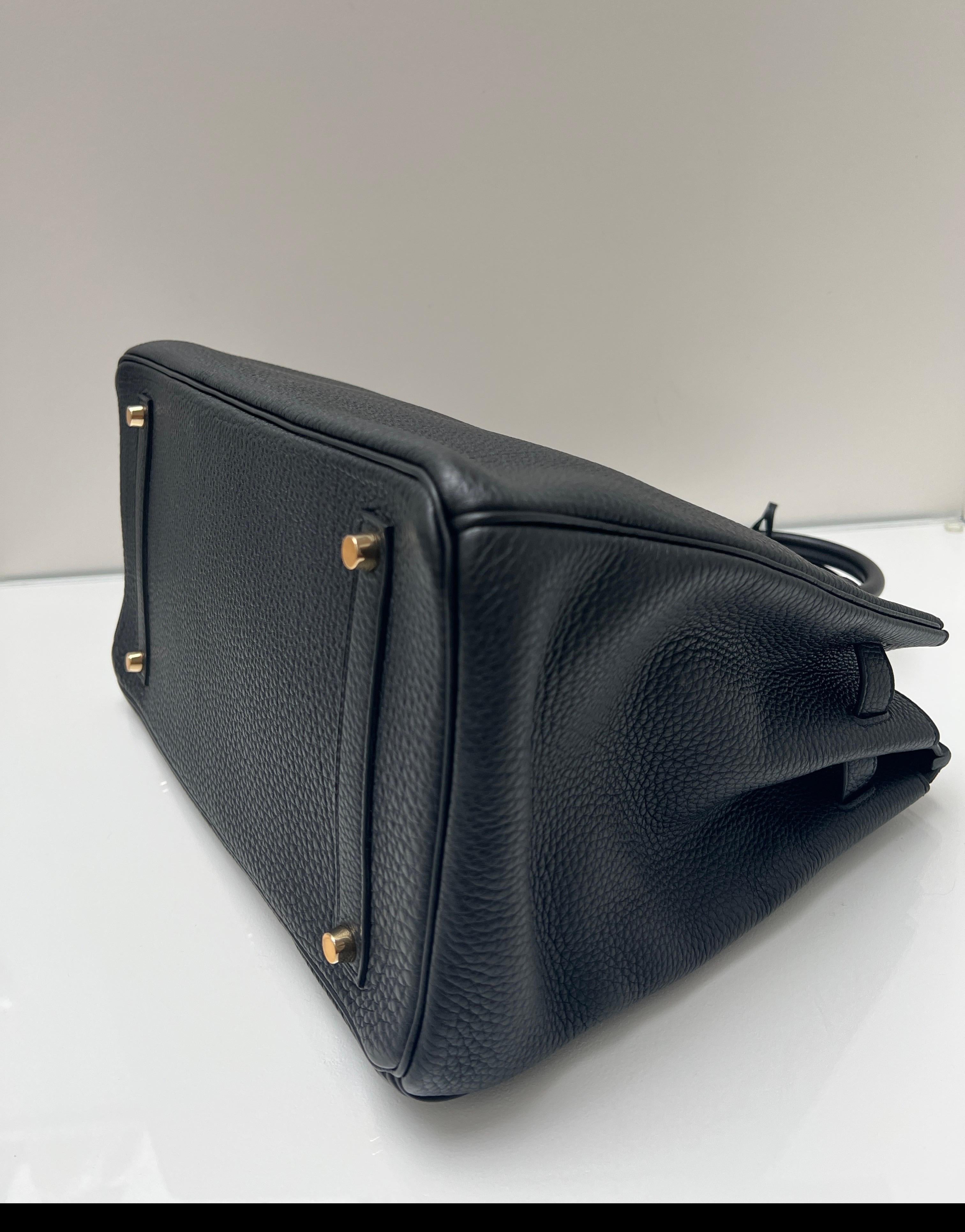 Hermès - Sac Birkin 35 noir en vente 3