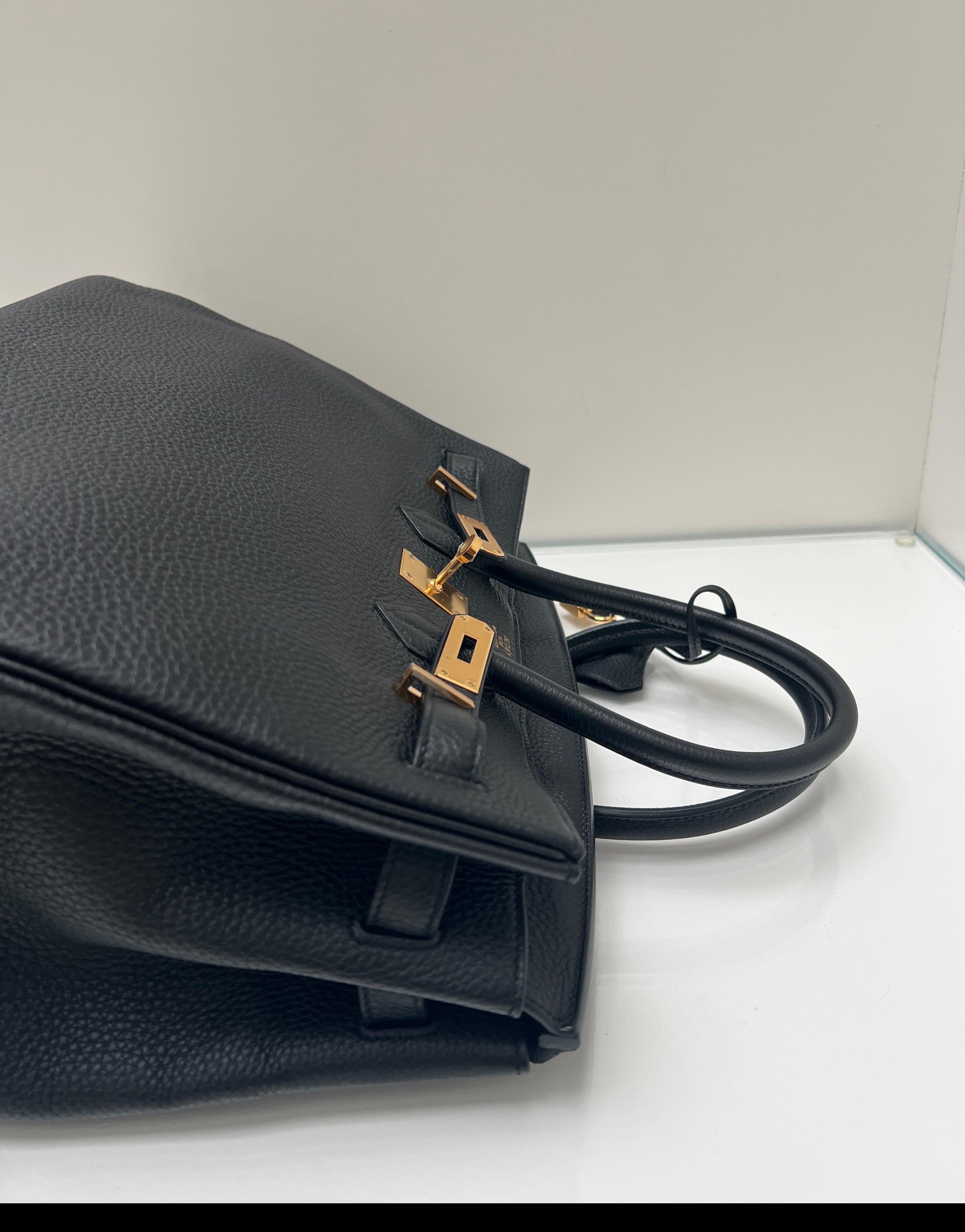Hermès - Sac Birkin 35 noir en vente 4