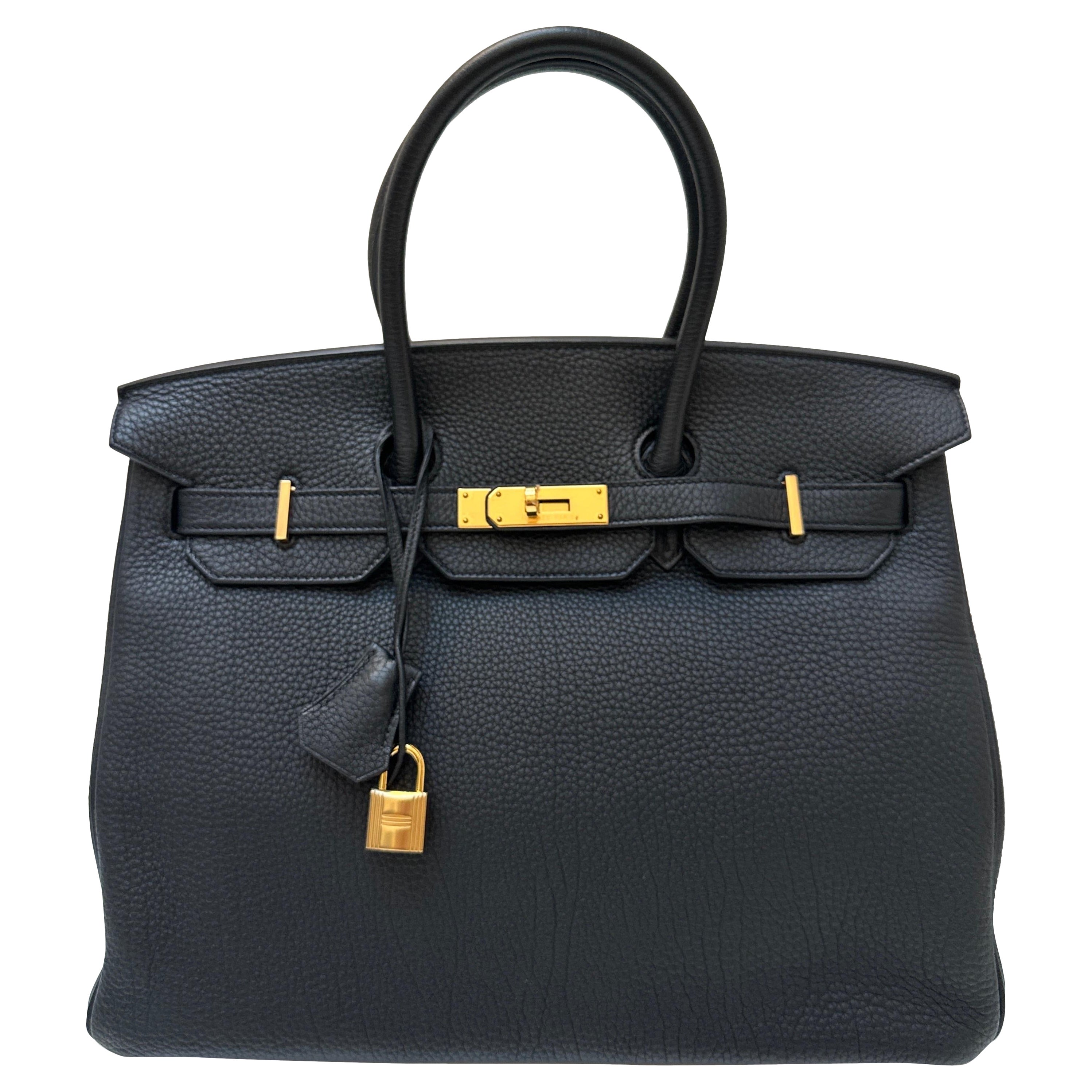 Hermès - Sac Birkin 35 noir en vente