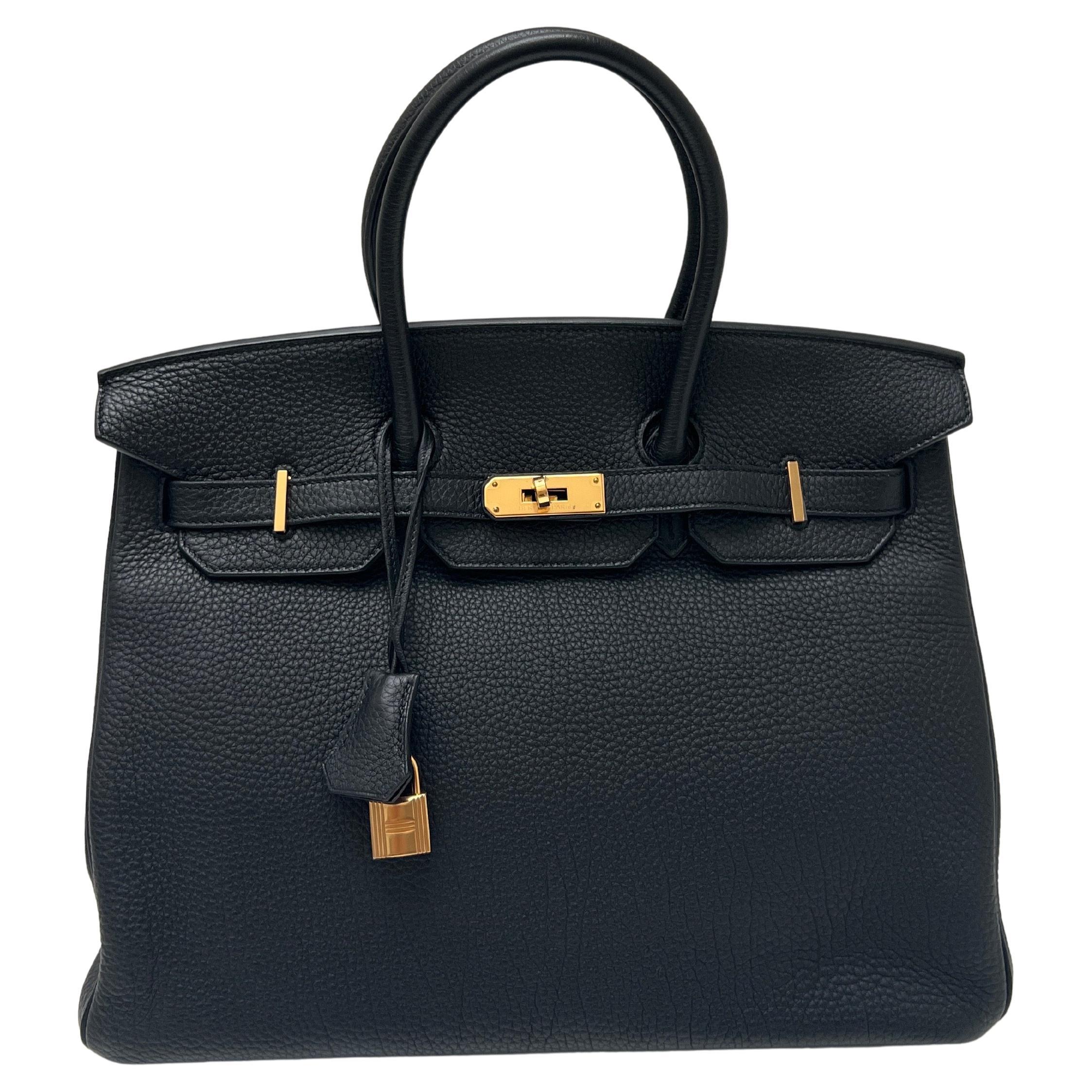 Borsa Birkin 35 nera di Hermes