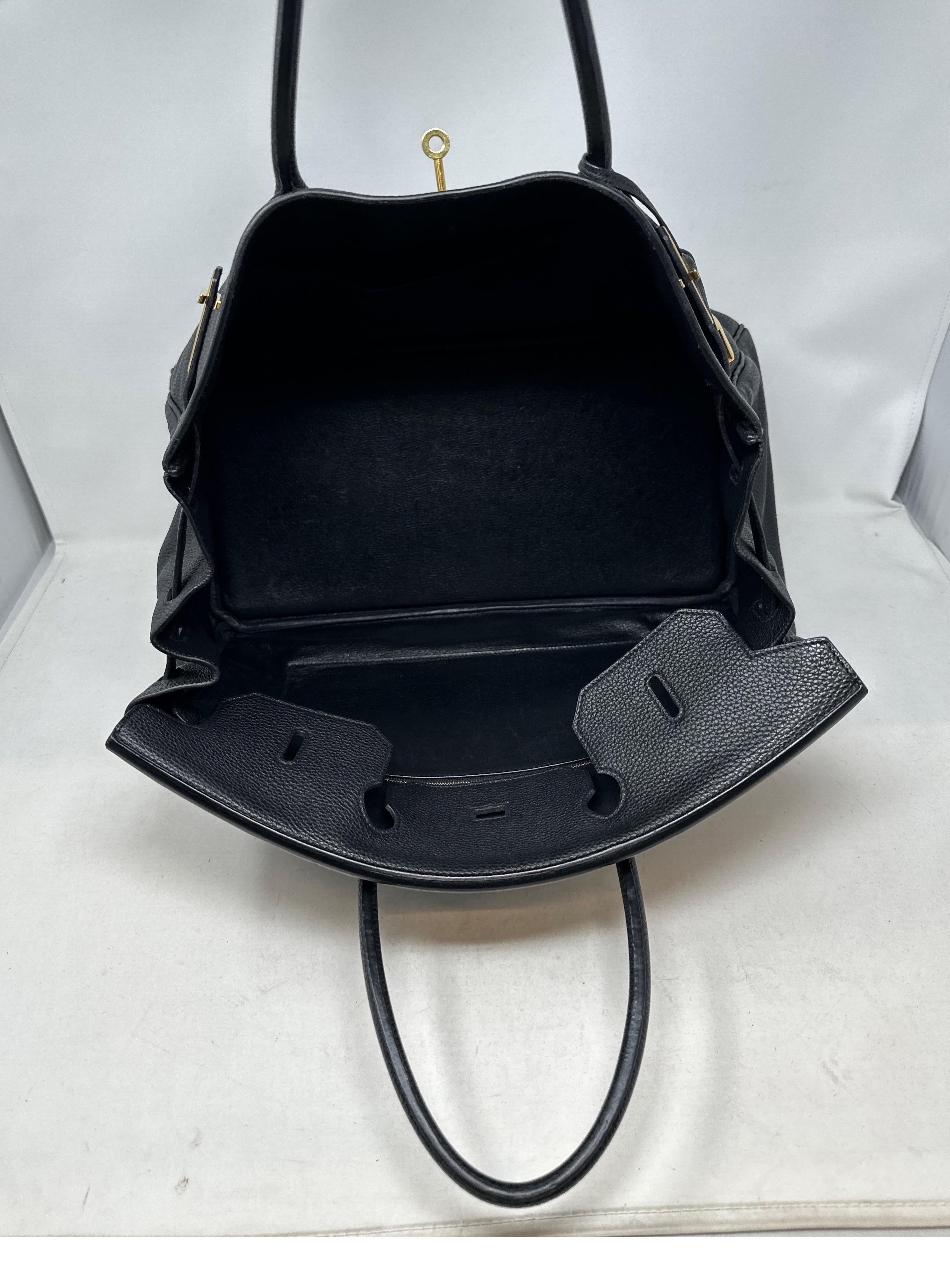 Hermes Black Birkin 40 Bag 8
