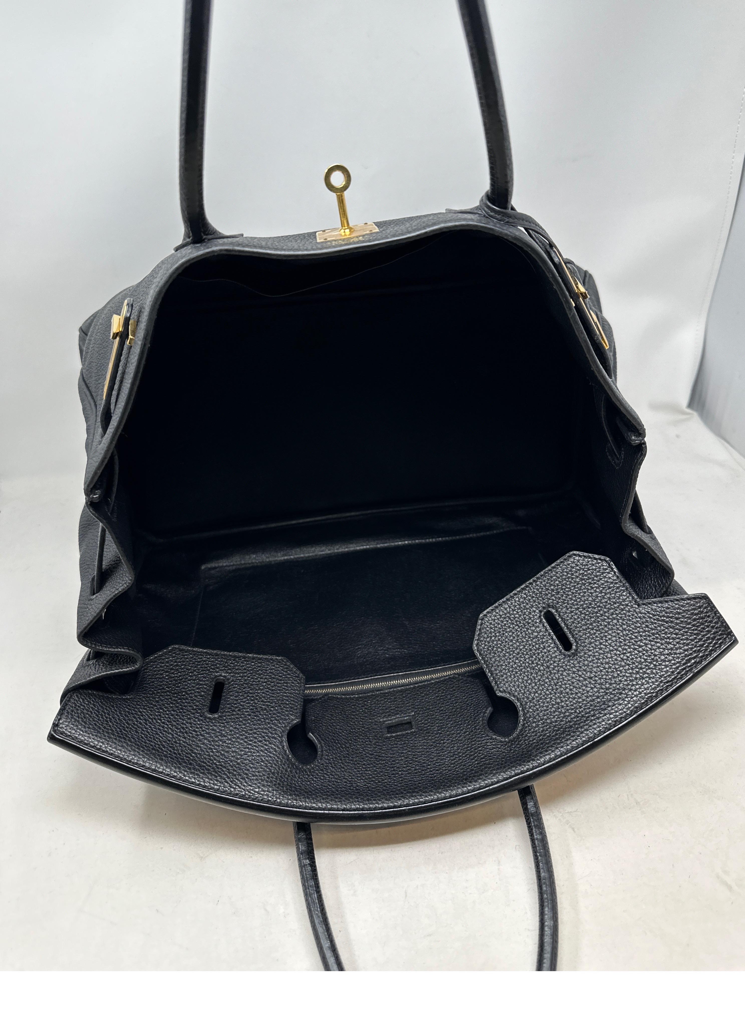 Hermes Black Birkin 40 Bag 9