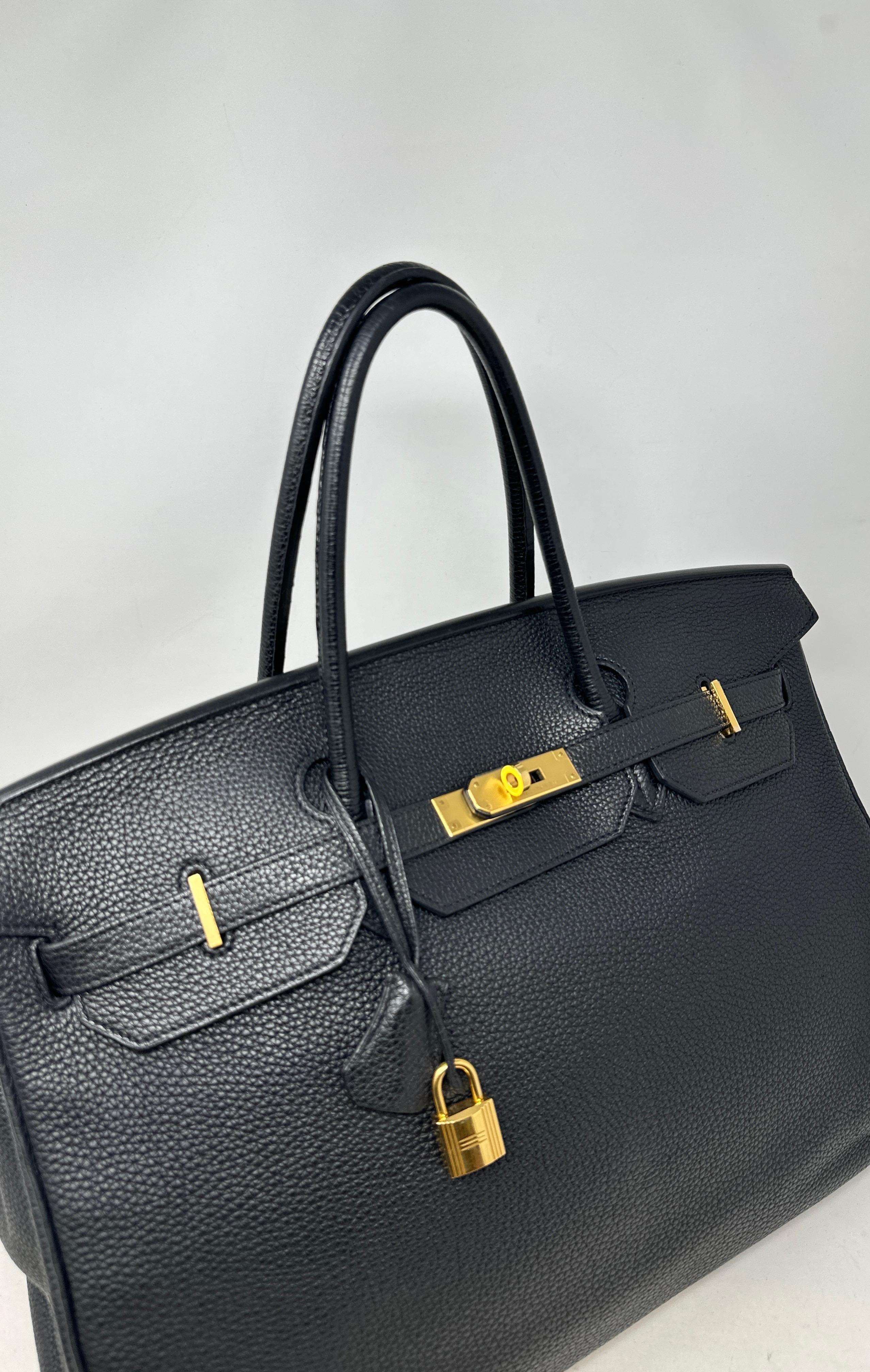 Hermes Black Birkin 40 Bag 14