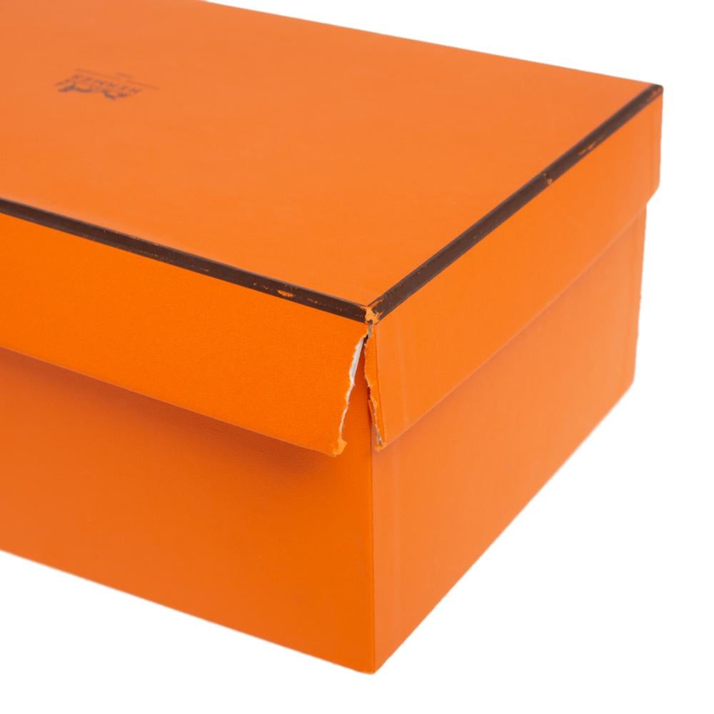 Hermes Schwarz/Blau Leder und Nylon Low Top Turnschuhe Größe 40 4