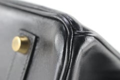 Hermes Black Box Calf Birkin 35 GHW 1H0113