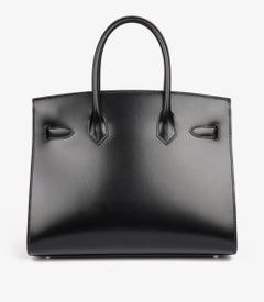 Hermès Black Box Calf Leather Birkin 30cm Sellier