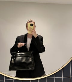 Hermès Black Box Calf Leather SO Black Kelly 35cm Retourne