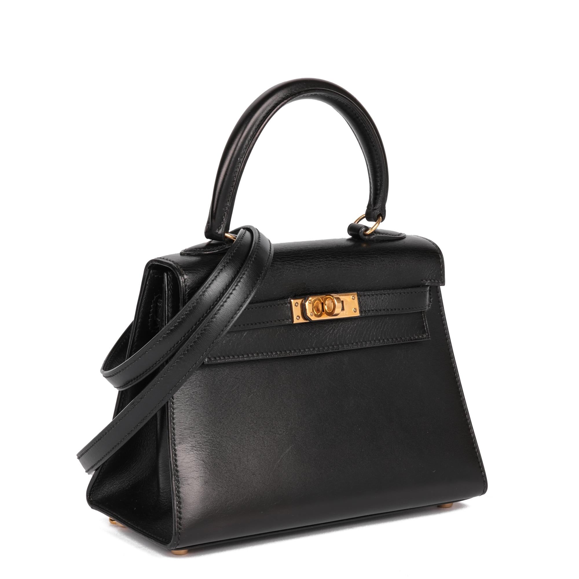 Hermès Black Box Calf Leather Vintage Kelly 20cm

Product Details
Xupes Ref: JJLG118
Brand: Hermès
Model: Kelly 20cm
Type: Top Handle, Shoulder
Serial Number: (W)
Age: 1993
Accompanied By: Hermès Dust Bag, Shoulder Strap
Colour: Black
Hardware: