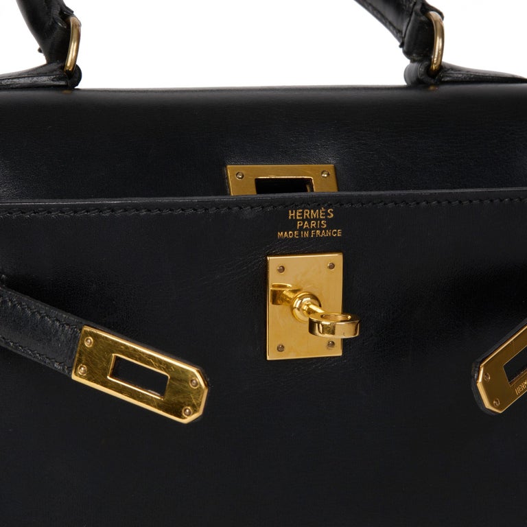 Hermès Mini Kelly 20 Box Leather Bag