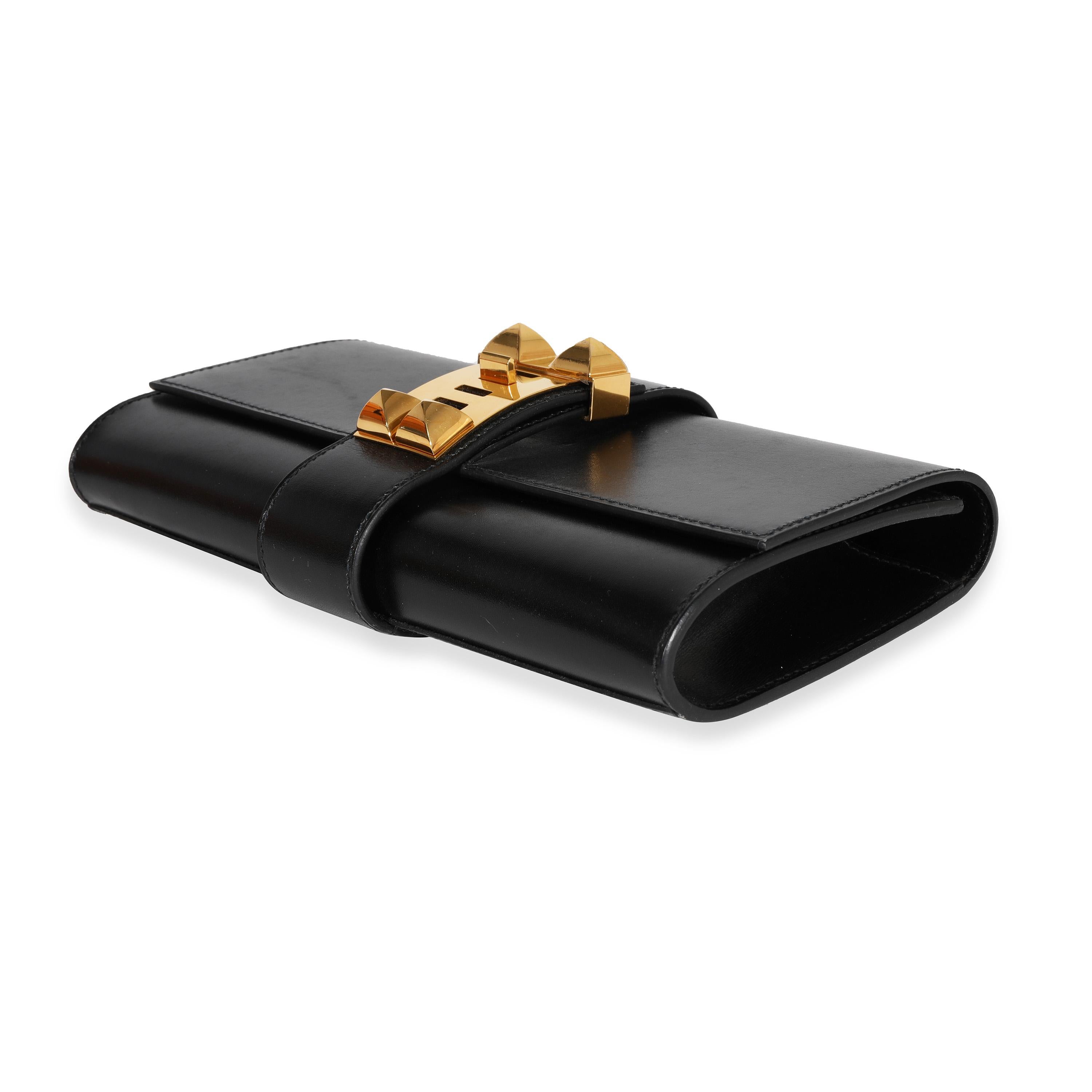Hermès Black Box Calf Medor 23 GHW 1