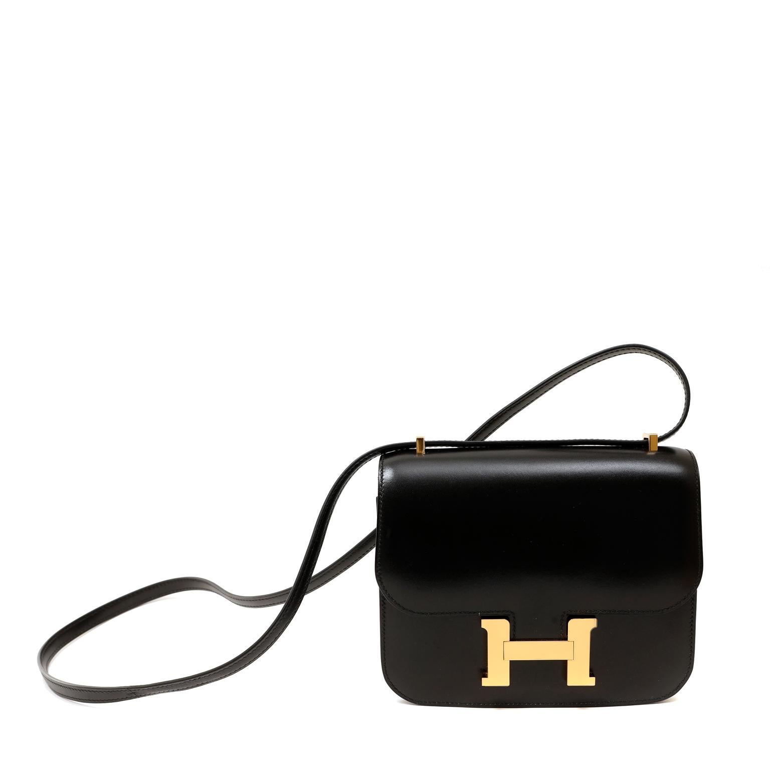 Hermès Black Box Calf Mini Constance 2