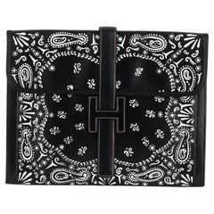 Hermès Black Box Jige Clutch Bandana Bag
