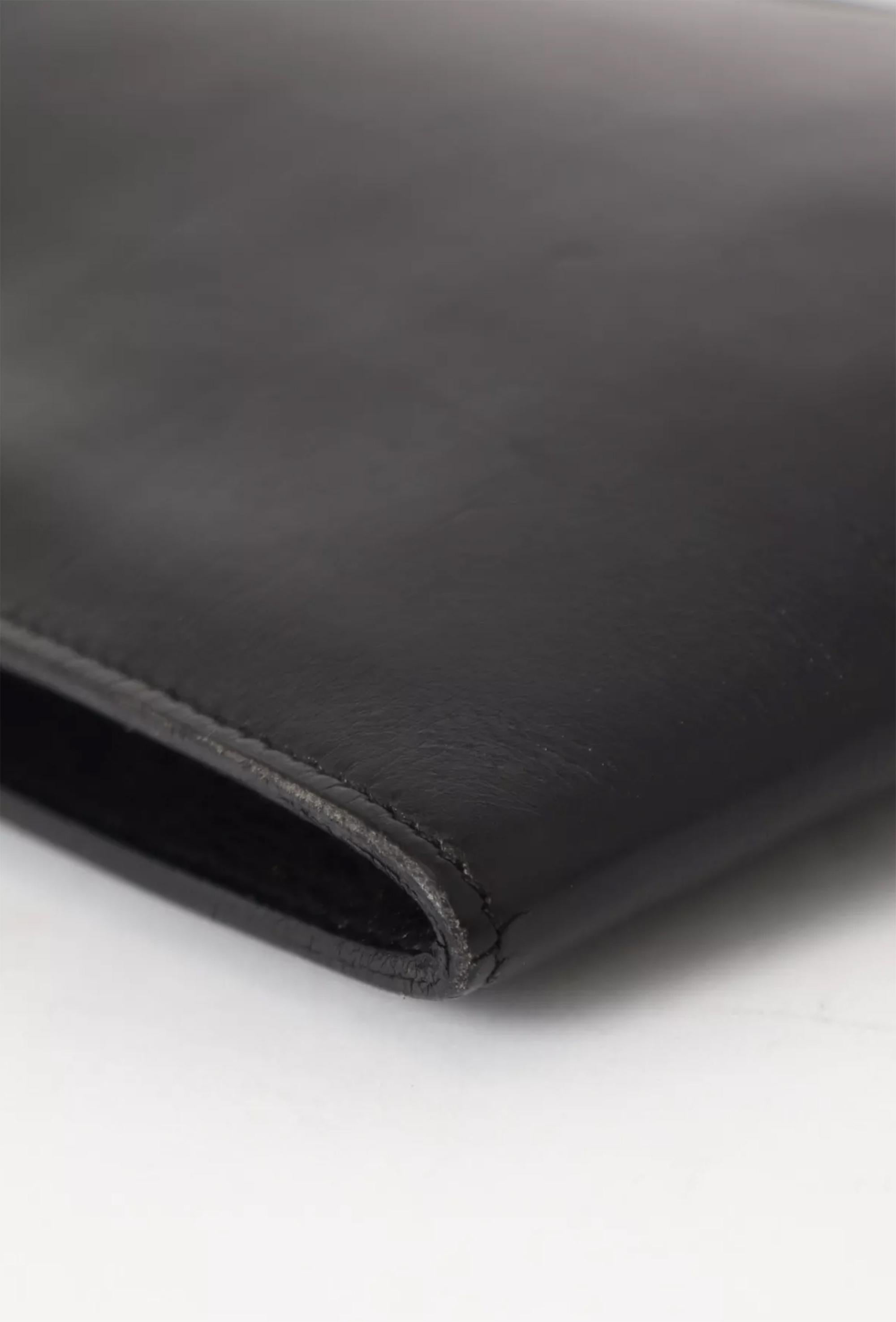 Sac à bandoulière Onimaitou en cuir de boîte noire Hermes en vente 1