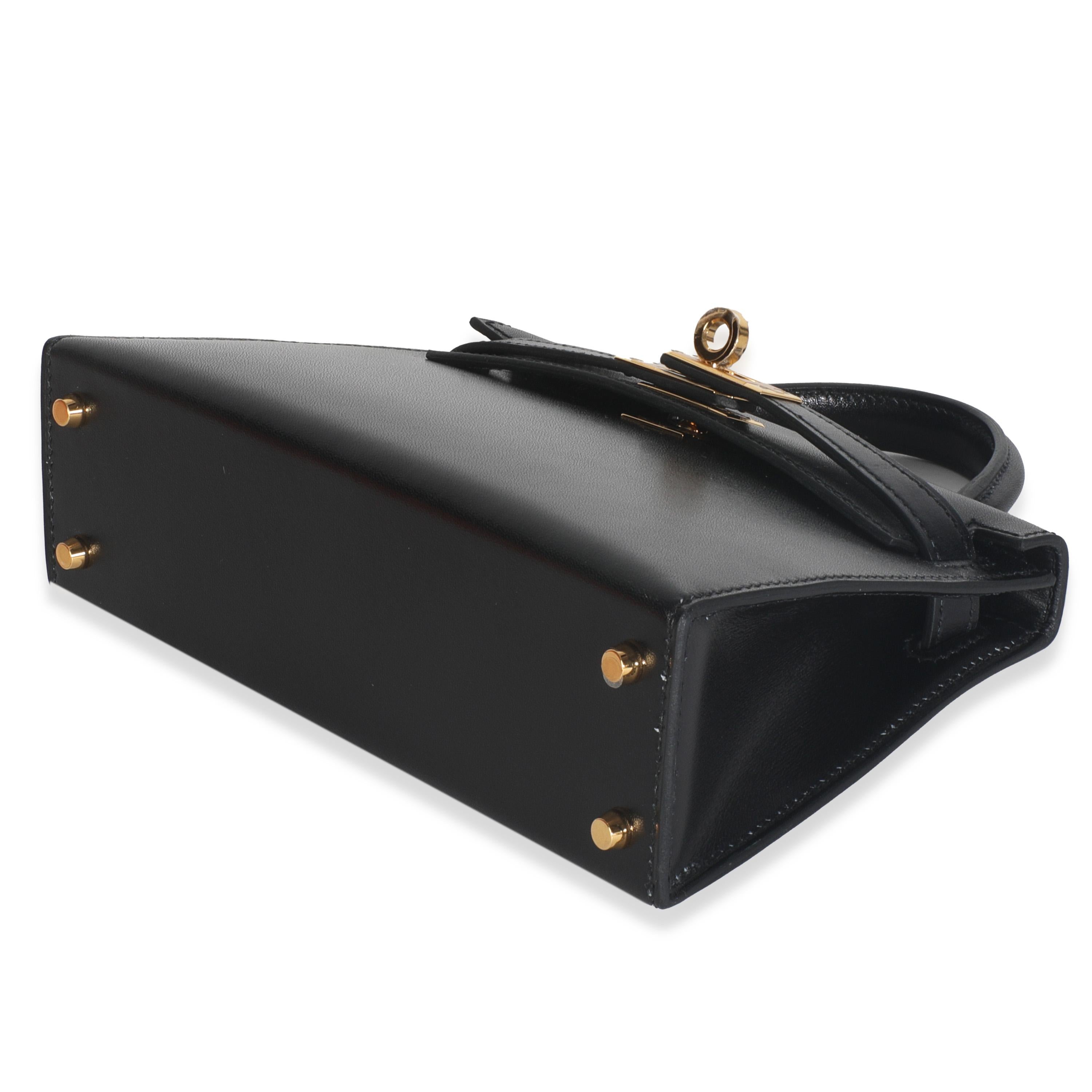 Hermès Scatola nera Sellier Sellier Mini Kelly 20 GHW 1