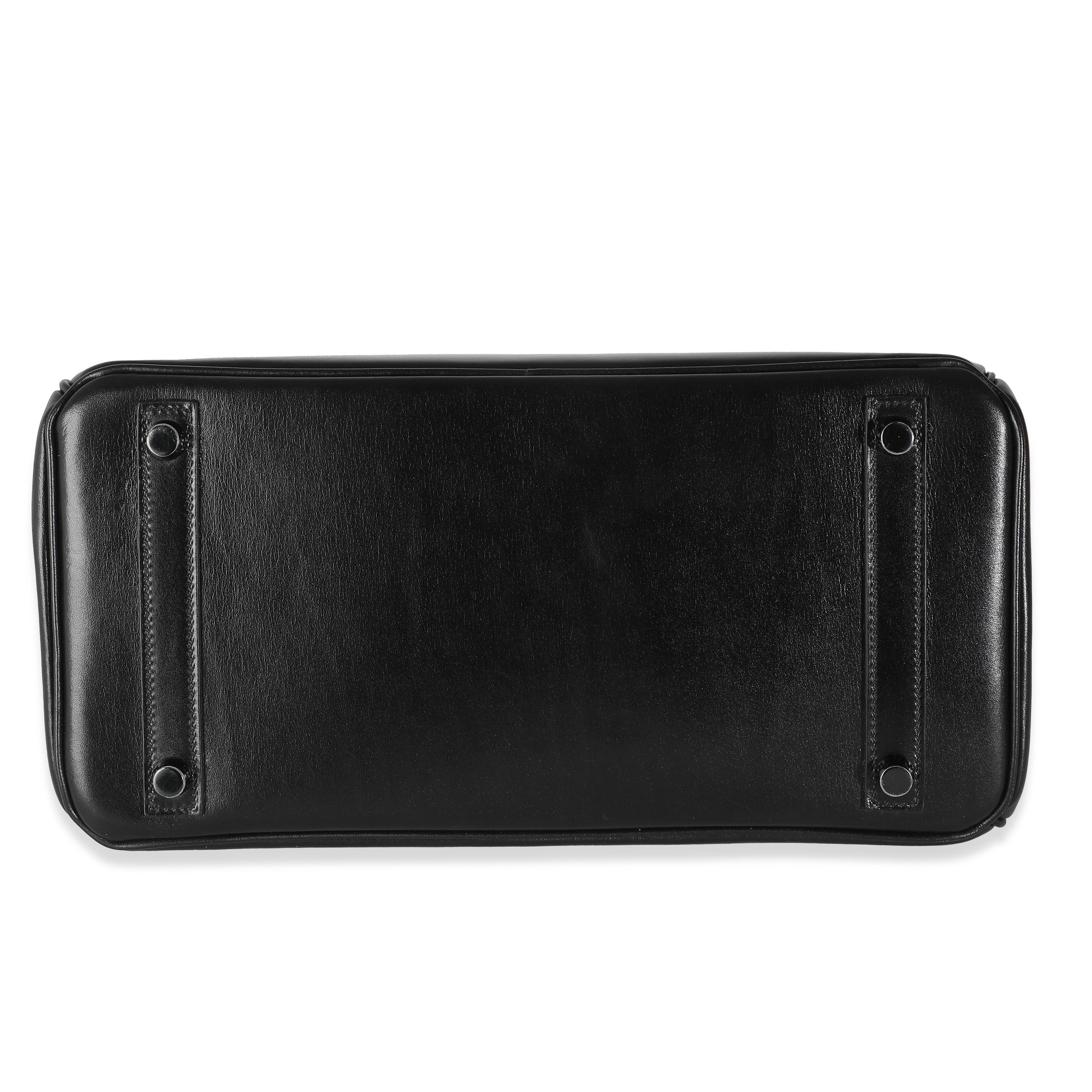 Hermès Black Box So Black Birkin 30 PVD For Sale 3