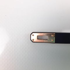 Hermes Black Bracelet Kelly Double Tour Size 1
