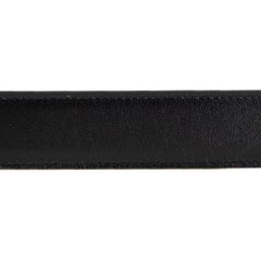 HERMES black brown 32mm Reversible Belt Strap 85 Box / Togo leather
