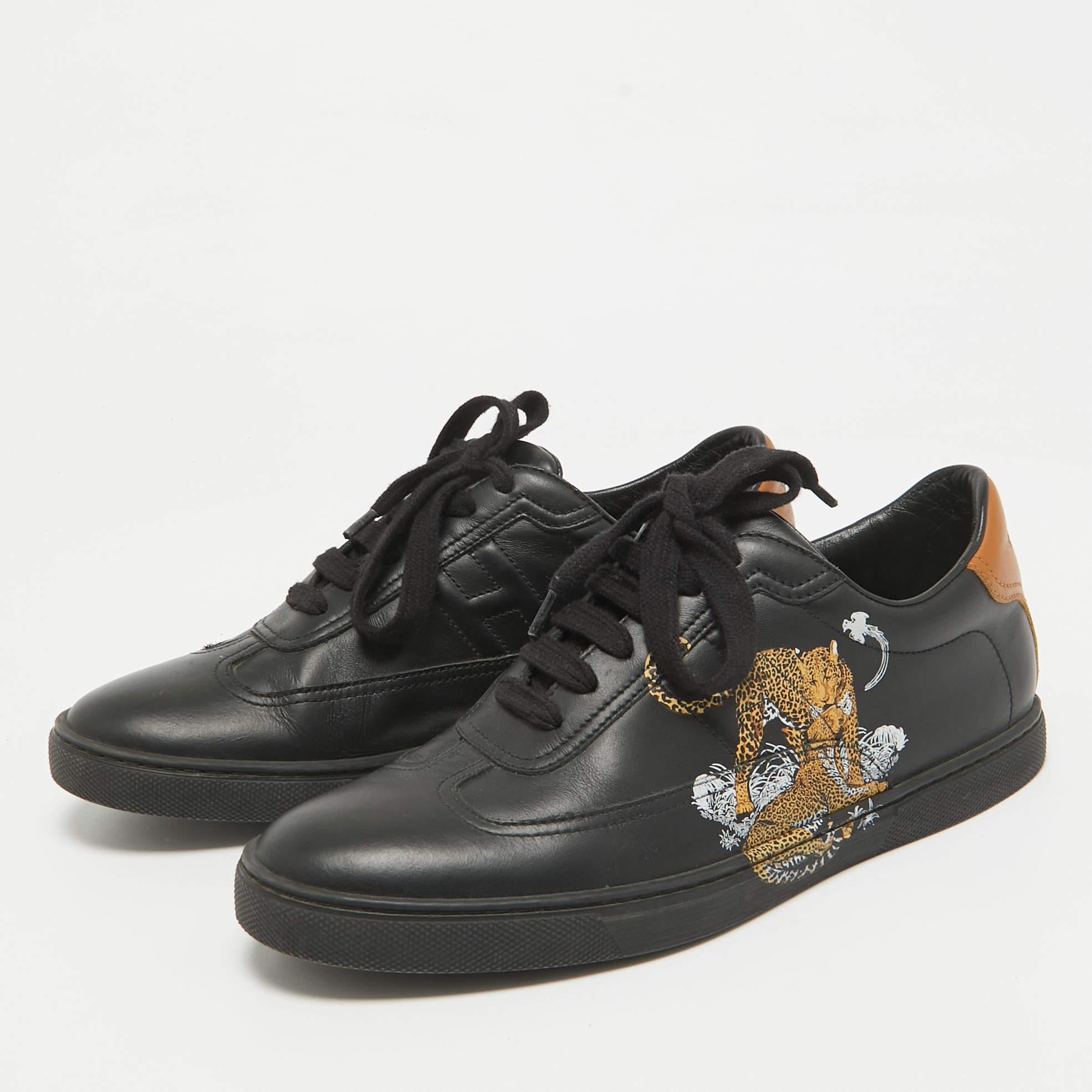 These Hermes sneakers represent the idea of comfortable fashion. They are crafted from high quality materials and designed with nothing but style. A perfect fit for all casual occasions these sneakers will spruce up any look effortlessly.