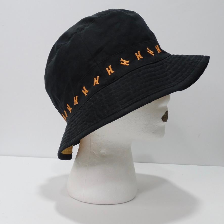 Hermes Schwarzer Eimer Hut im Zustand „Gut“ im Angebot in Scottsdale, AZ