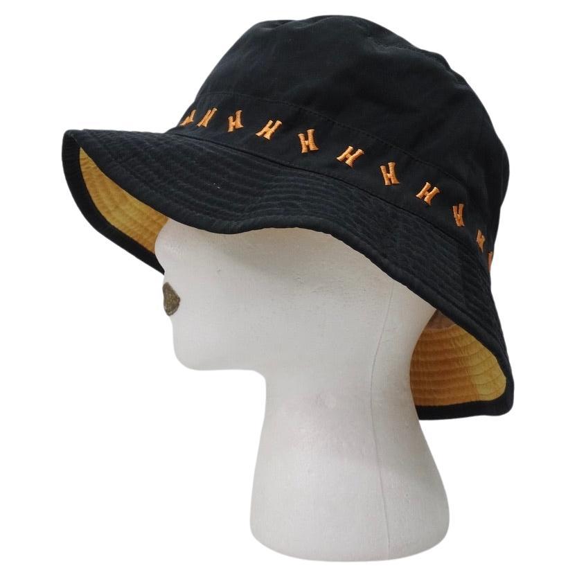 Hermes Black Bucket Hat For Sale