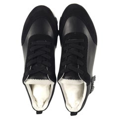 Hermes Black Calfskin Size 41 Bouncing sneaker